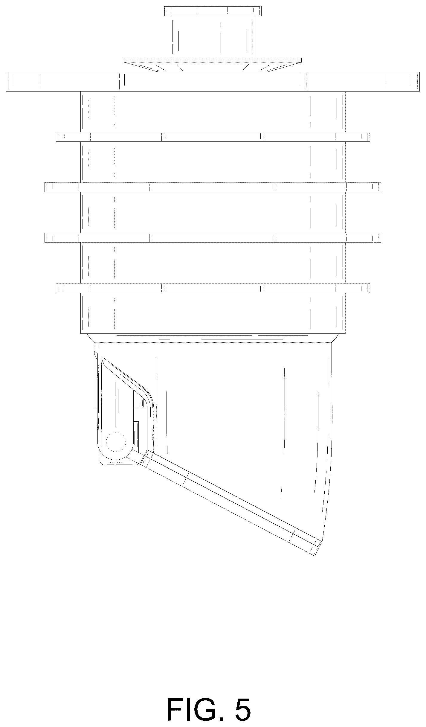 Patent USD1076027 Figure 5 – Drain plug