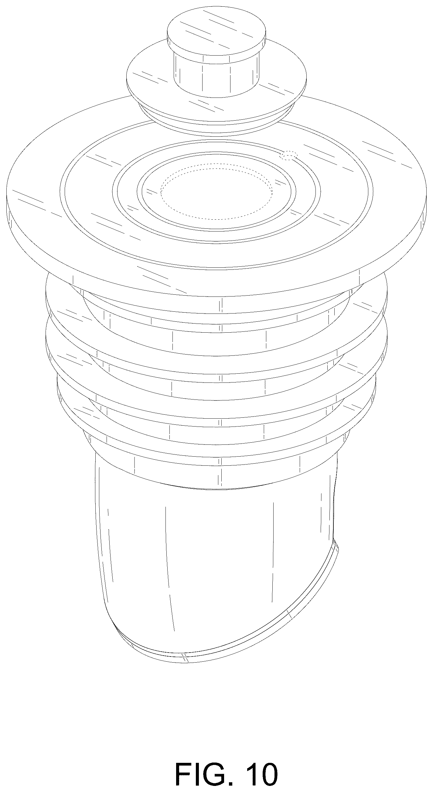 Patent USD1076027 Figure 10 – Drain plug
