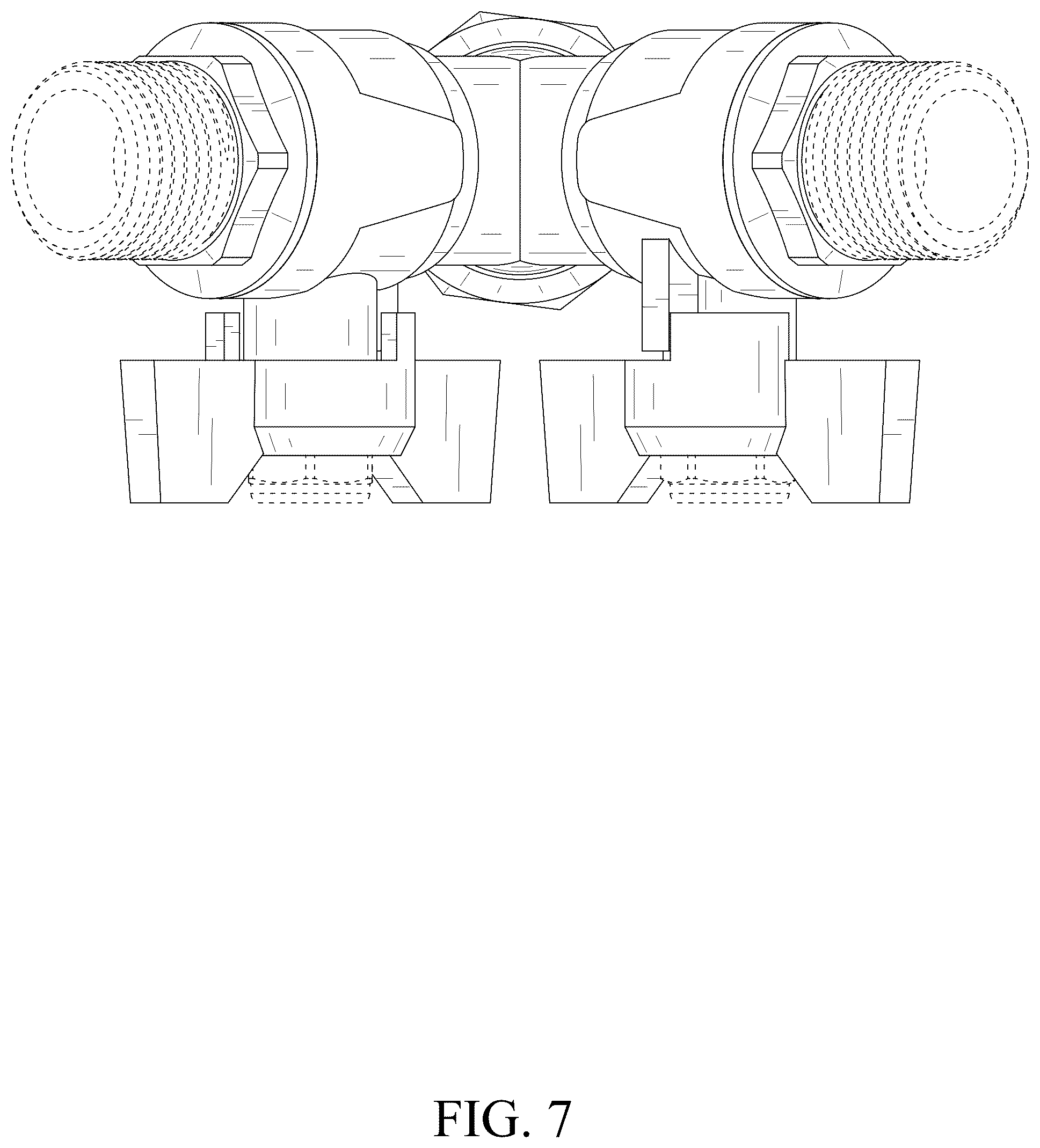 Patent USD1076028 Figure 7 – Hose splitter