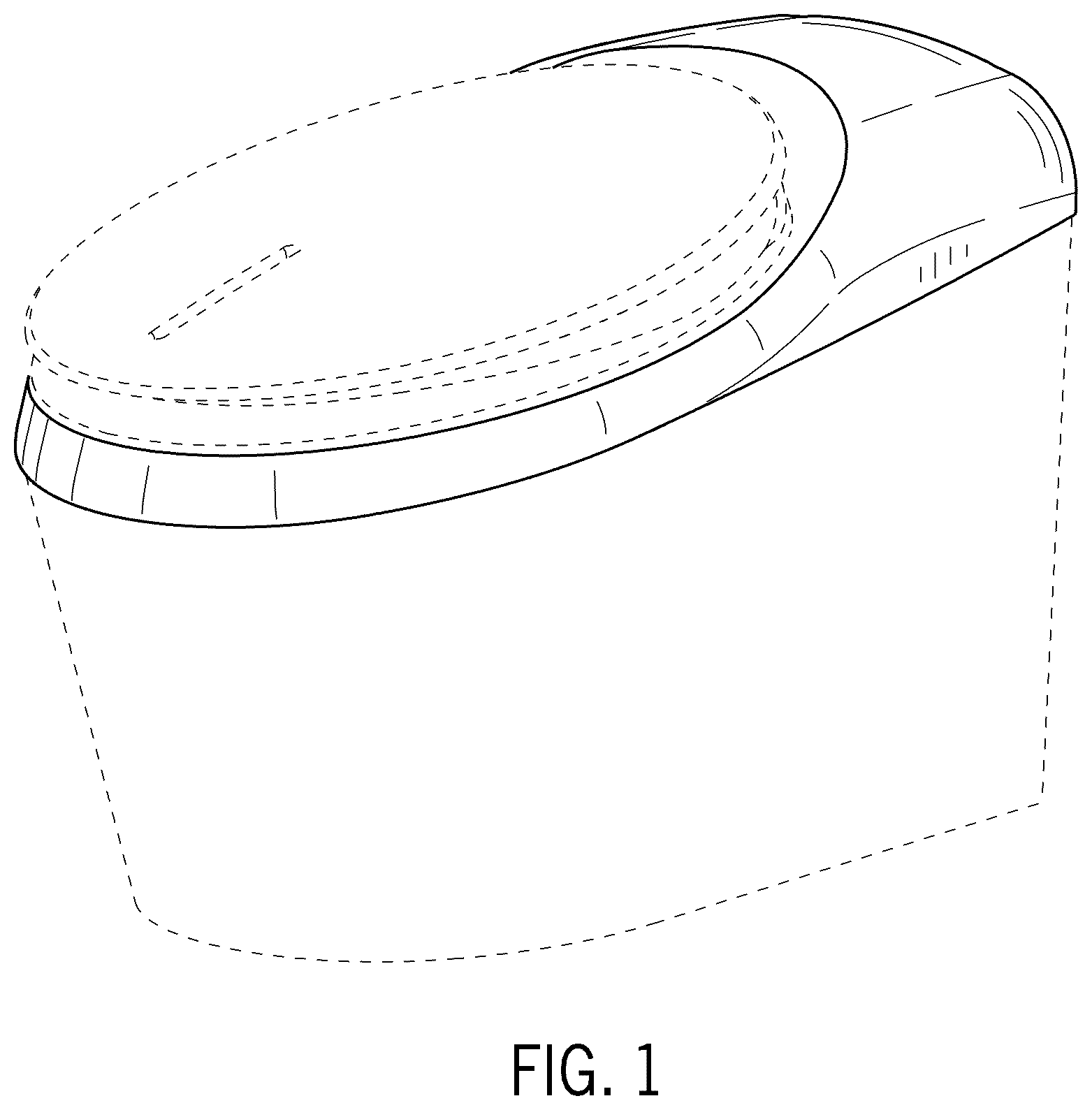 Patent USD1076030 Figure 1 – Toilet