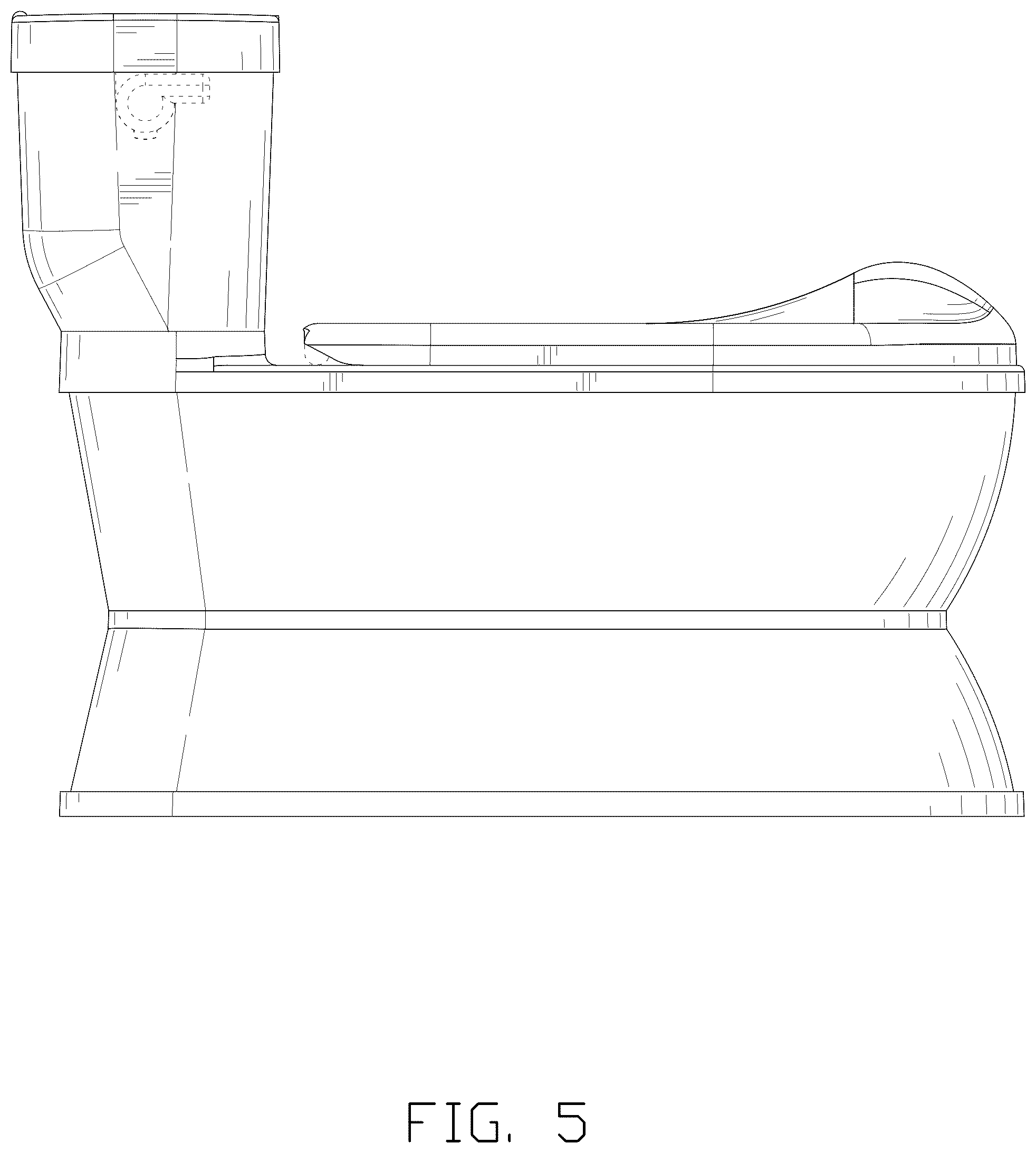 Patent USD1076031 Figure 5 – Baby training toilet