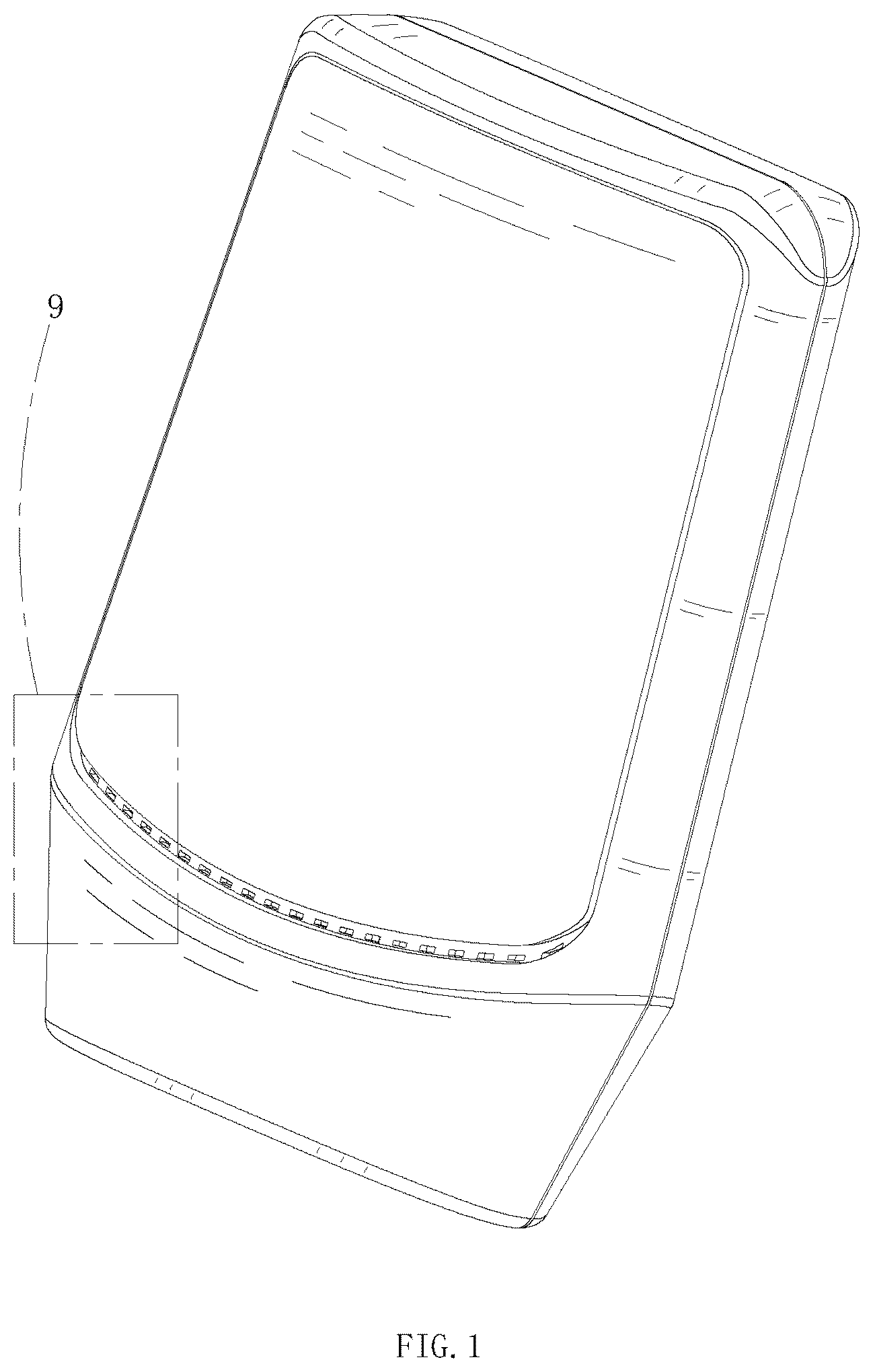 Patent USD1076032 — Air purifier — Figure 1