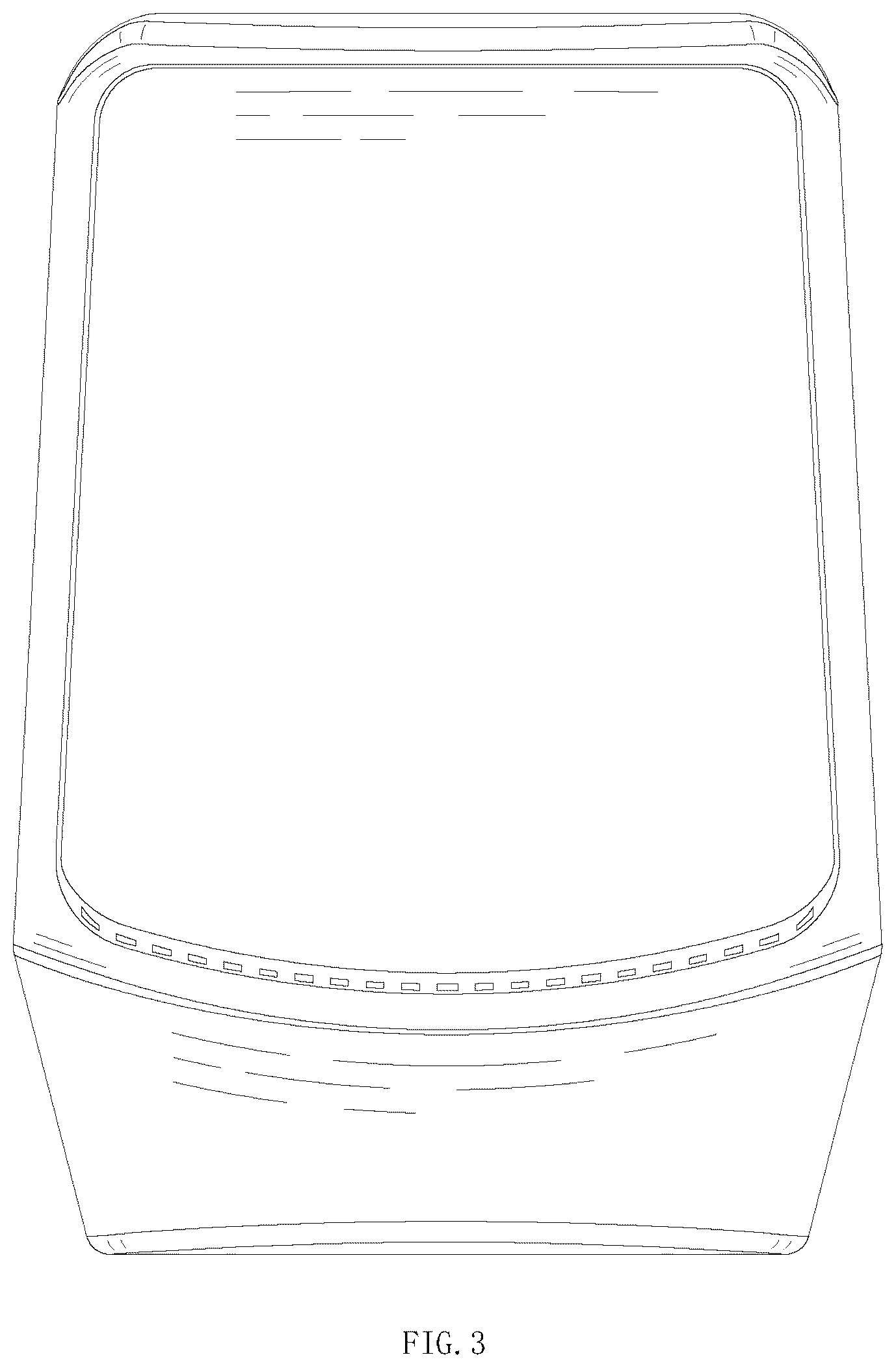 Patent USD1076032 Figure 3 – Air purifier