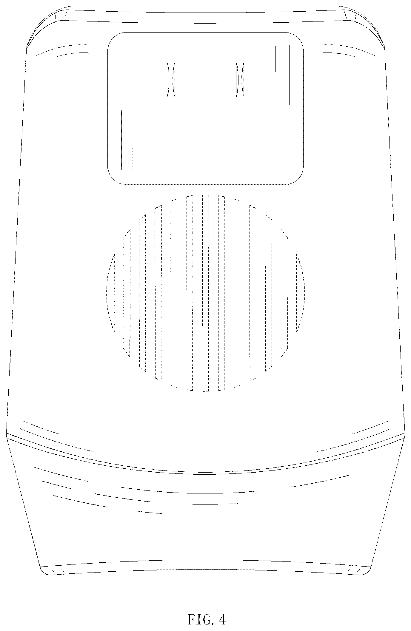 Patent USD1076032 Figure 4 – Air purifier