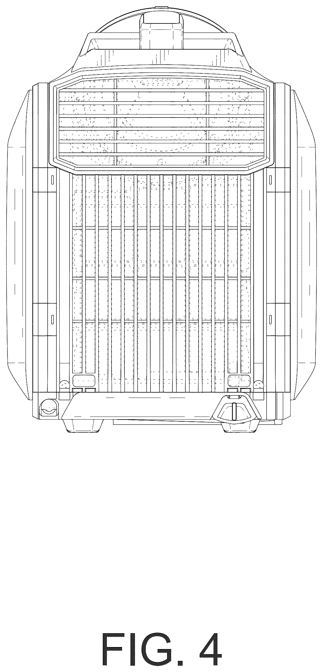 Patent USD1076036 Figure 4 – Outdoor air conditioner