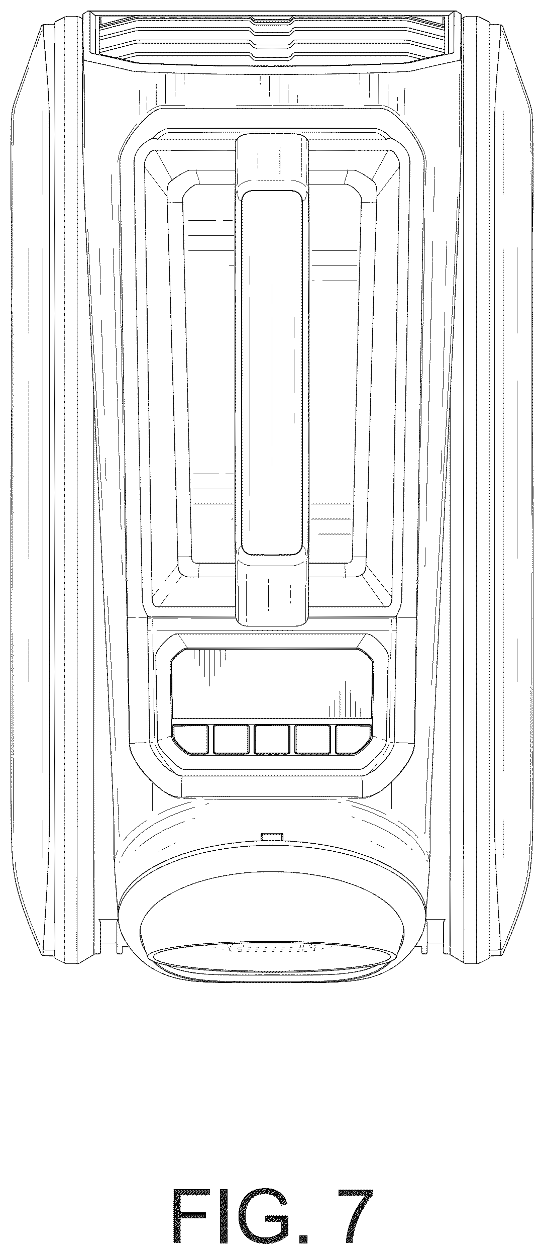 Patent USD1076036 Figure 7 – Outdoor air conditioner