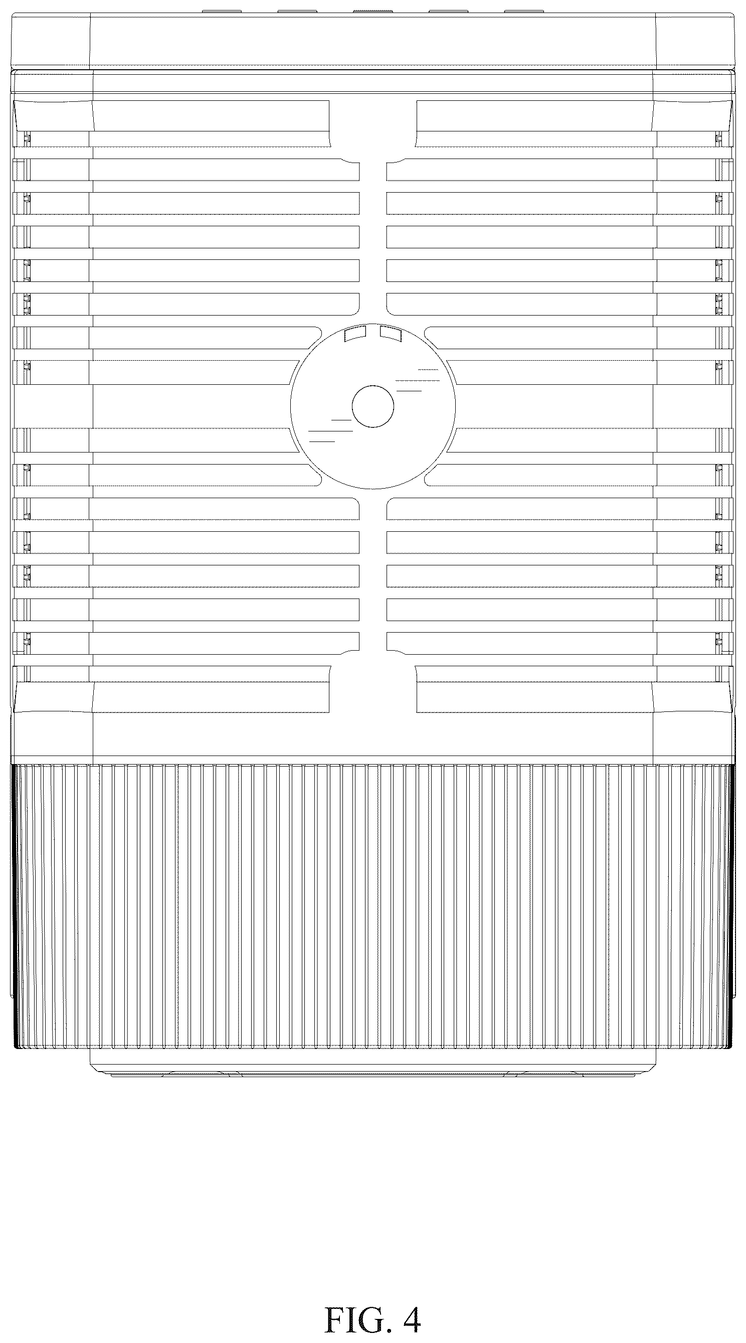 Patent USD1076037 Figure 4 – Evaporative air cooler