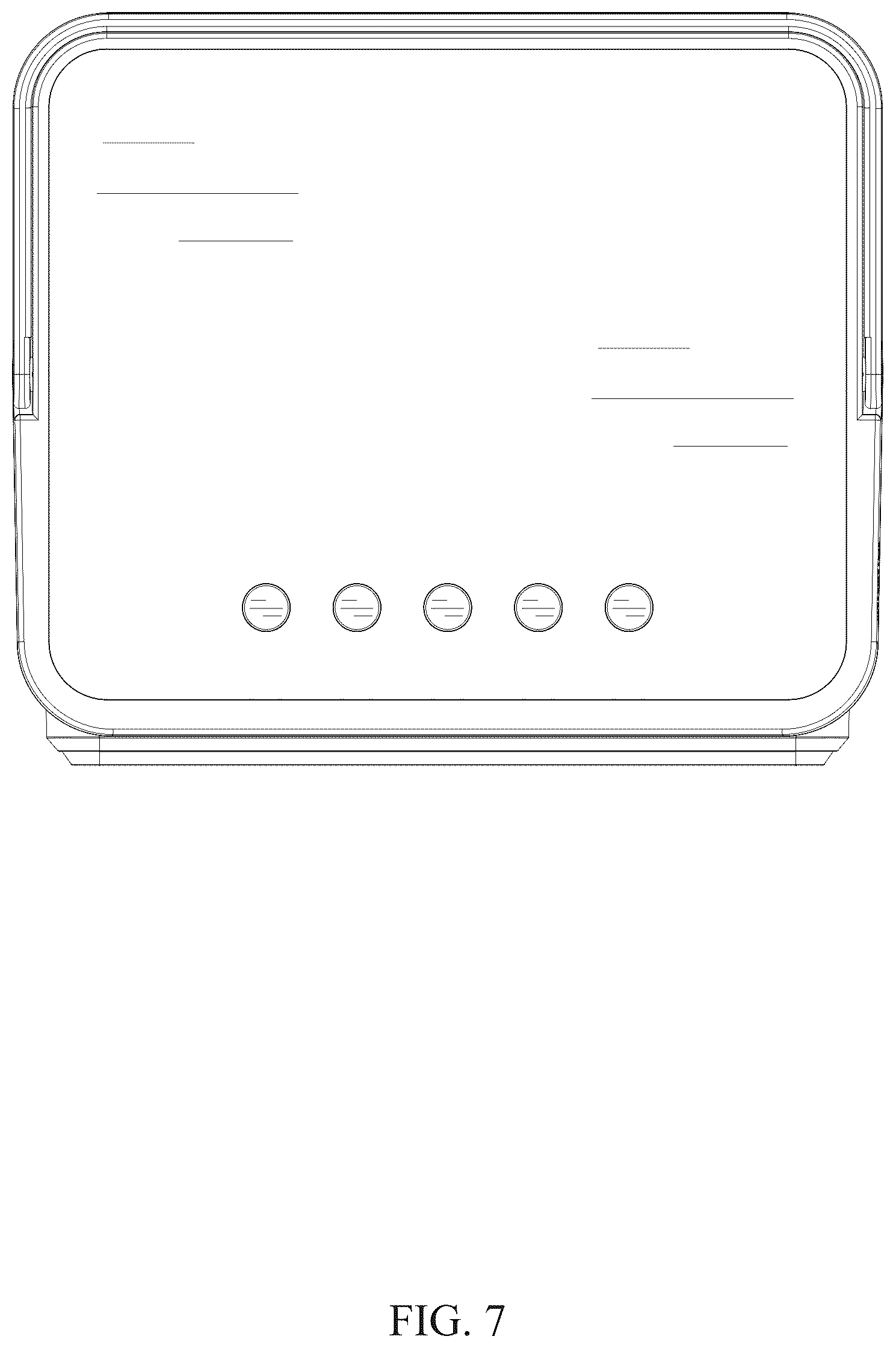 Patent USD1076037 Figure 7 – Evaporative air cooler
