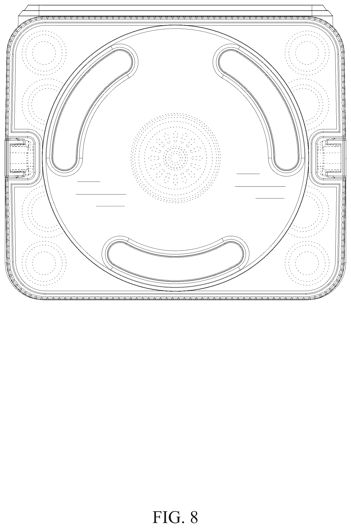 Patent USD1076037 Figure 8 – Evaporative air cooler