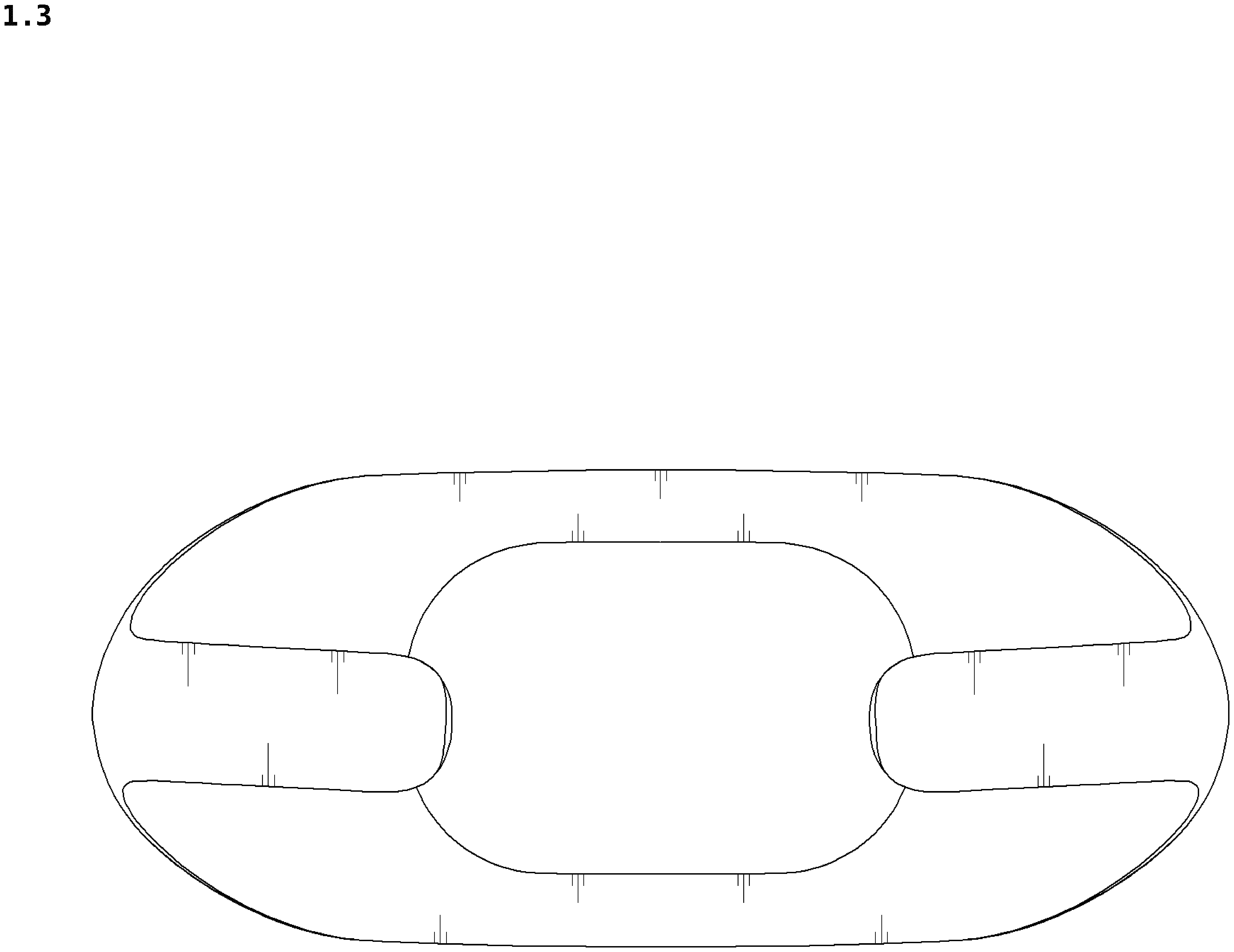 Patent USD1076038 Figure 3 – Neckband for wearable air conditioner
