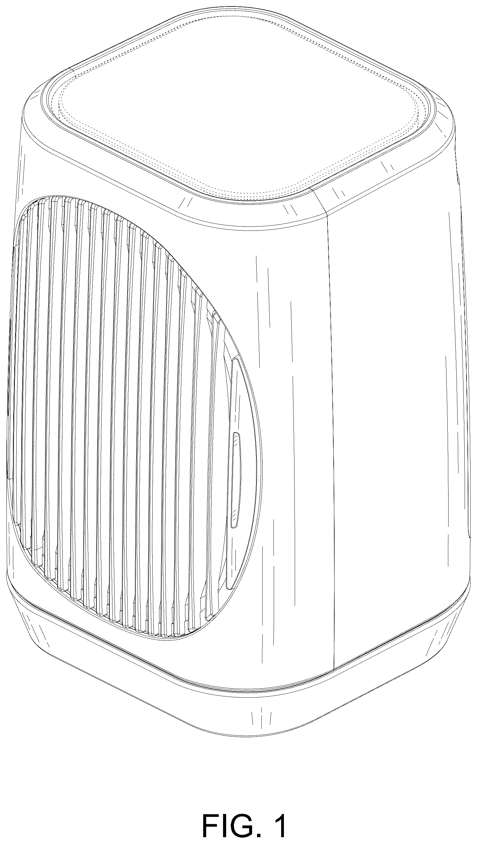 Patent USD1076039 Figure 1 – Heater