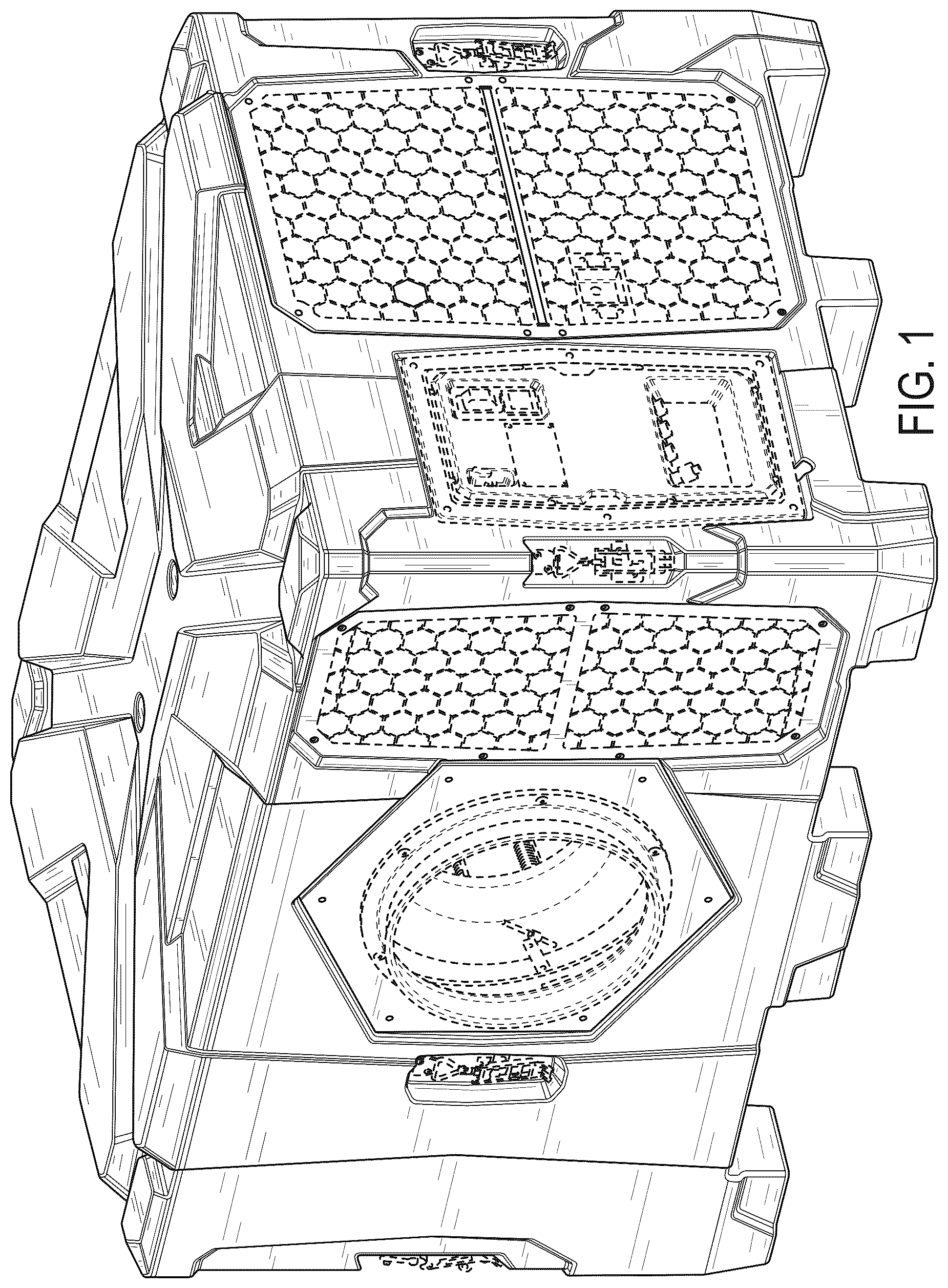 Patent USD1076040 Figure 1 – Ruggedized environmental control unit