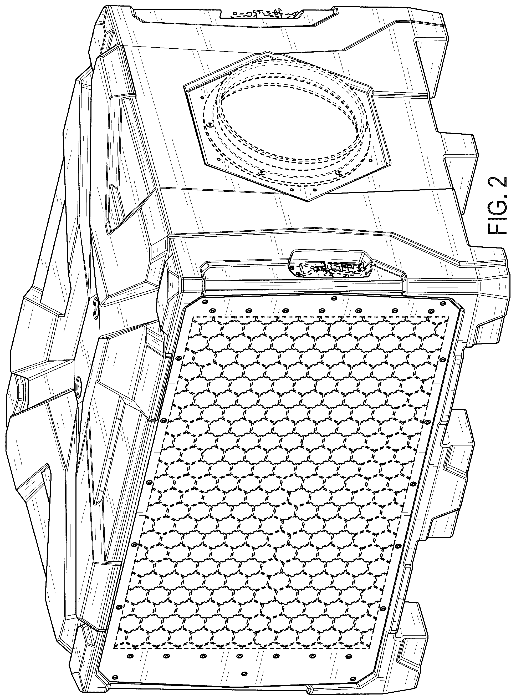 Patent USD1076040 Figure 2 – Ruggedized environmental control unit