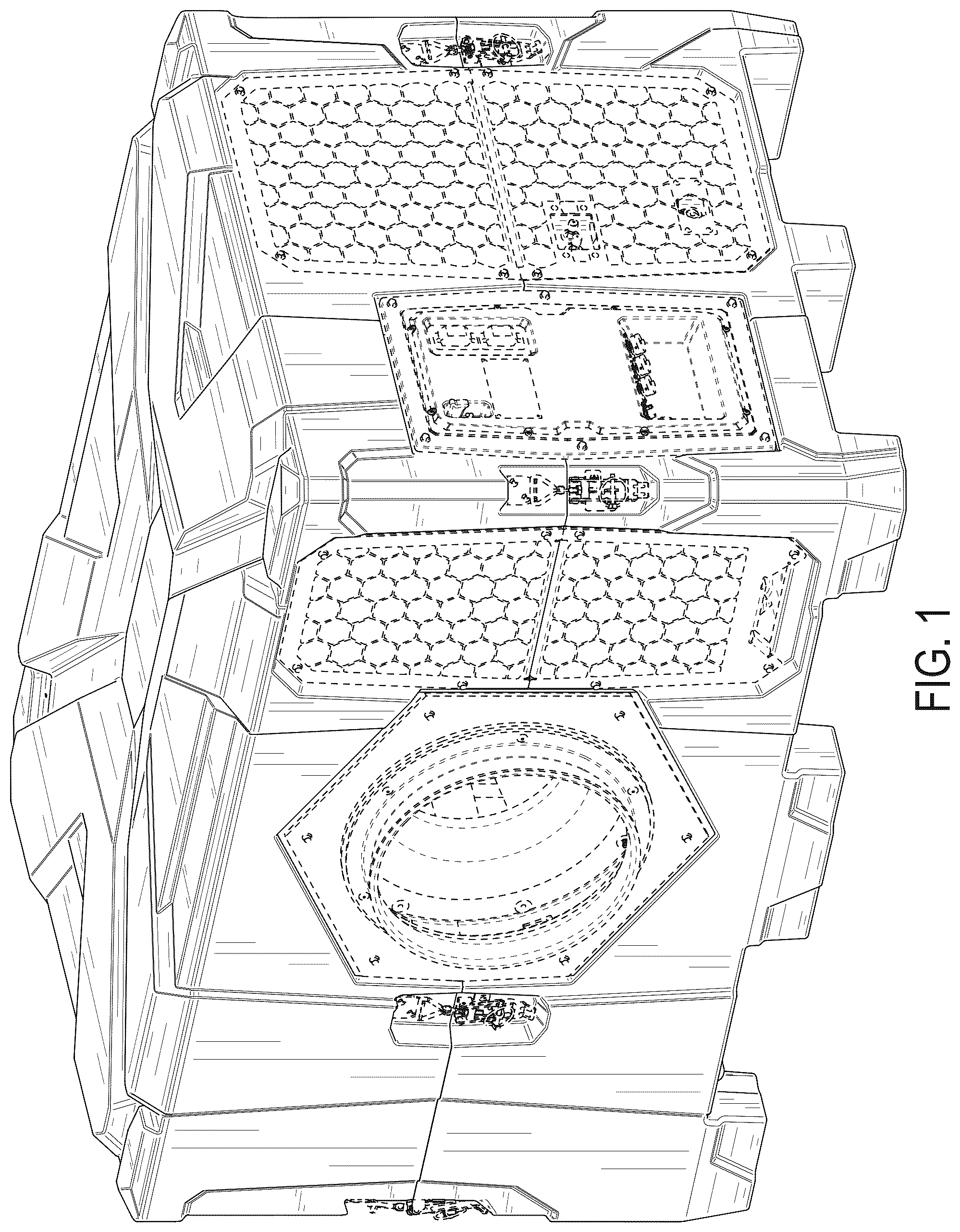 Patent USD1076041 Figure 1 – Ruggedized environmental control unit
