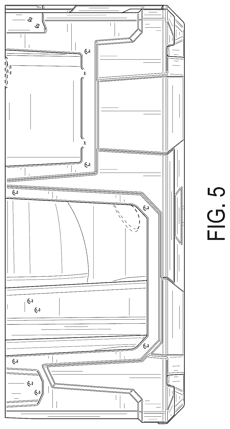 Patent USD1076042 Figure 5 – Ruggedized environmental control unit cover