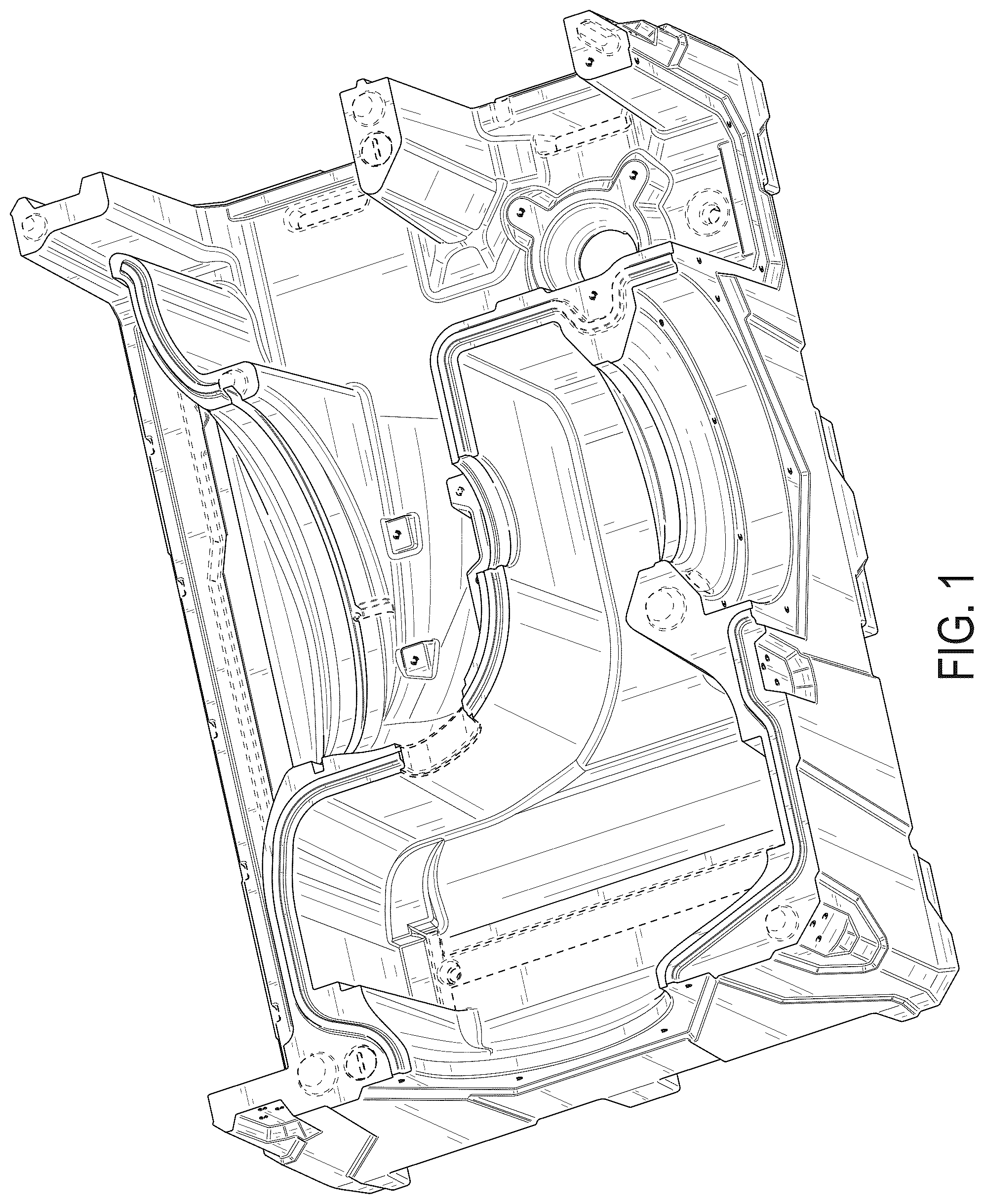 Patent USD1076043 Figure 1 – Ruggedized environmental control unit base