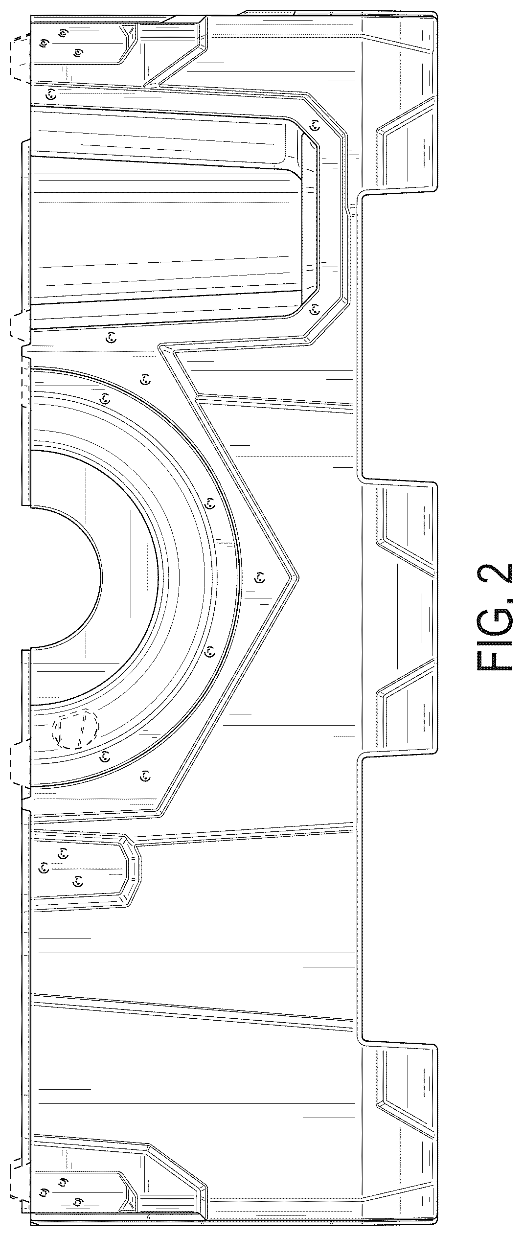 Patent USD1076043 Figure 2 – Ruggedized environmental control unit base