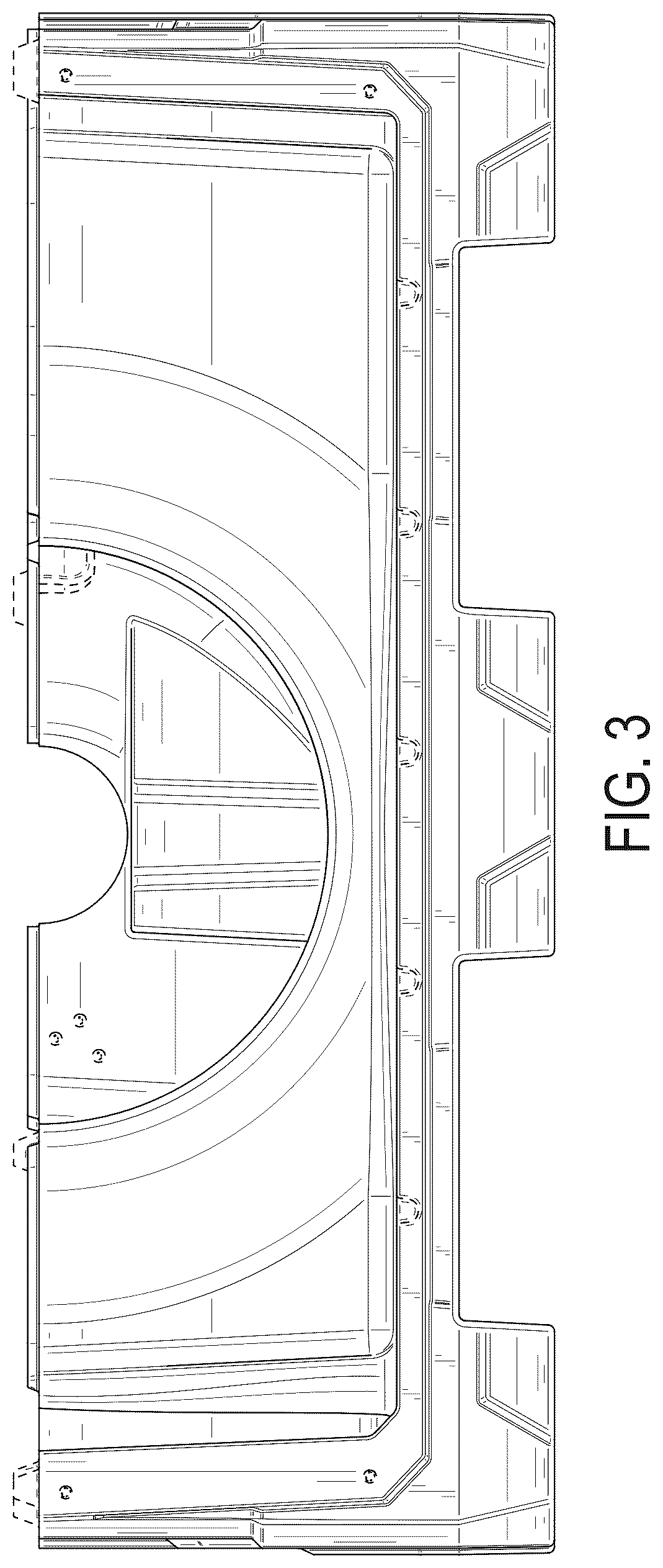 Patent USD1076043 Figure 3 – Ruggedized environmental control unit base