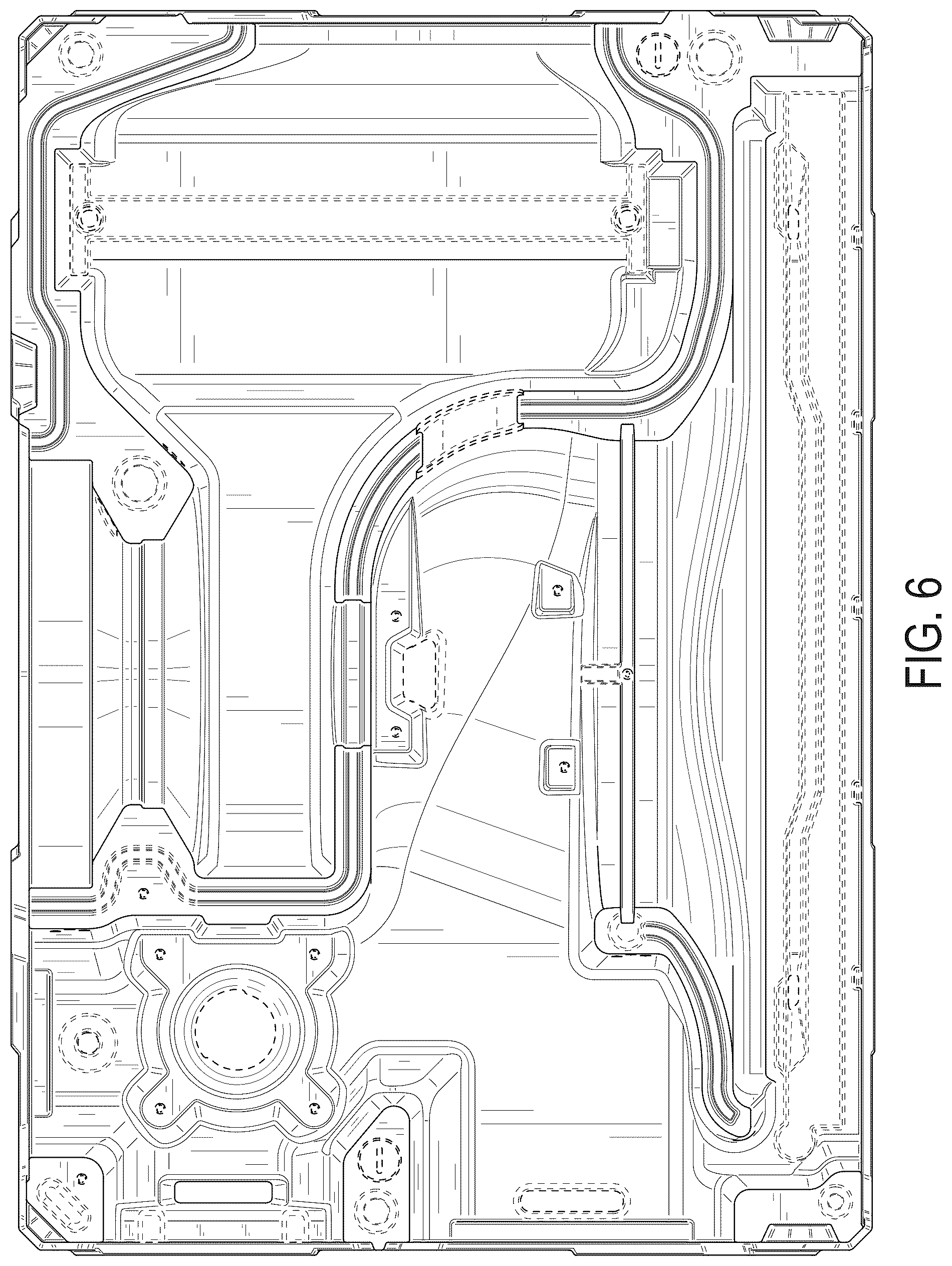 Patent USD1076043 Figure 6 – Ruggedized environmental control unit base