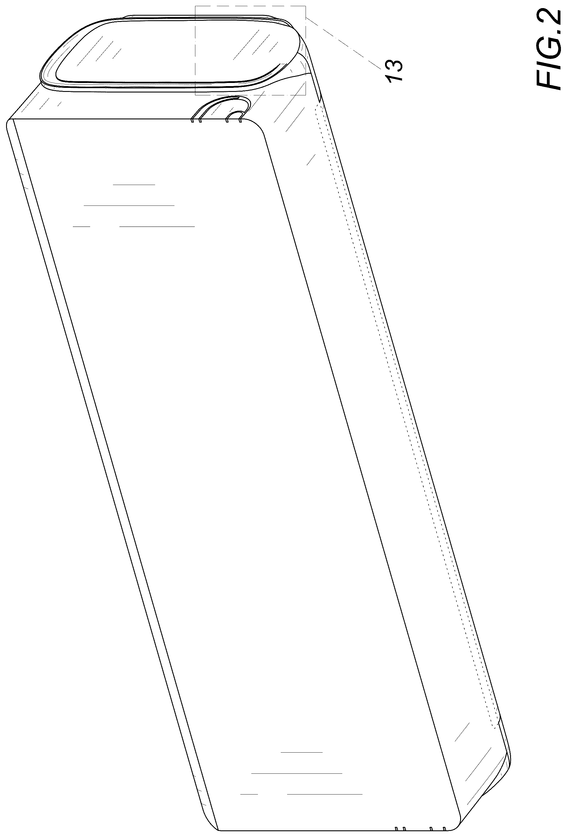 Patent USD1076044 Figure 2 – Air conditioner