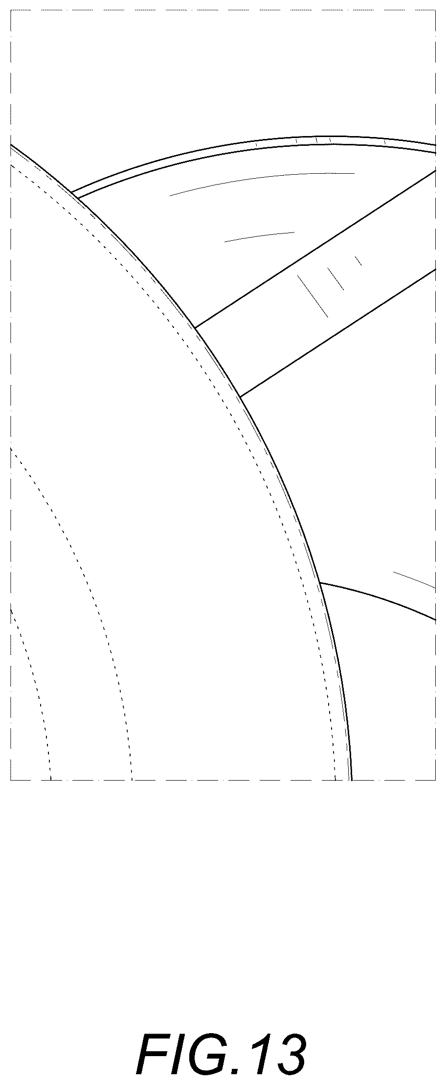 Patent USD1076051 Figure 13 – Ceiling fan with light