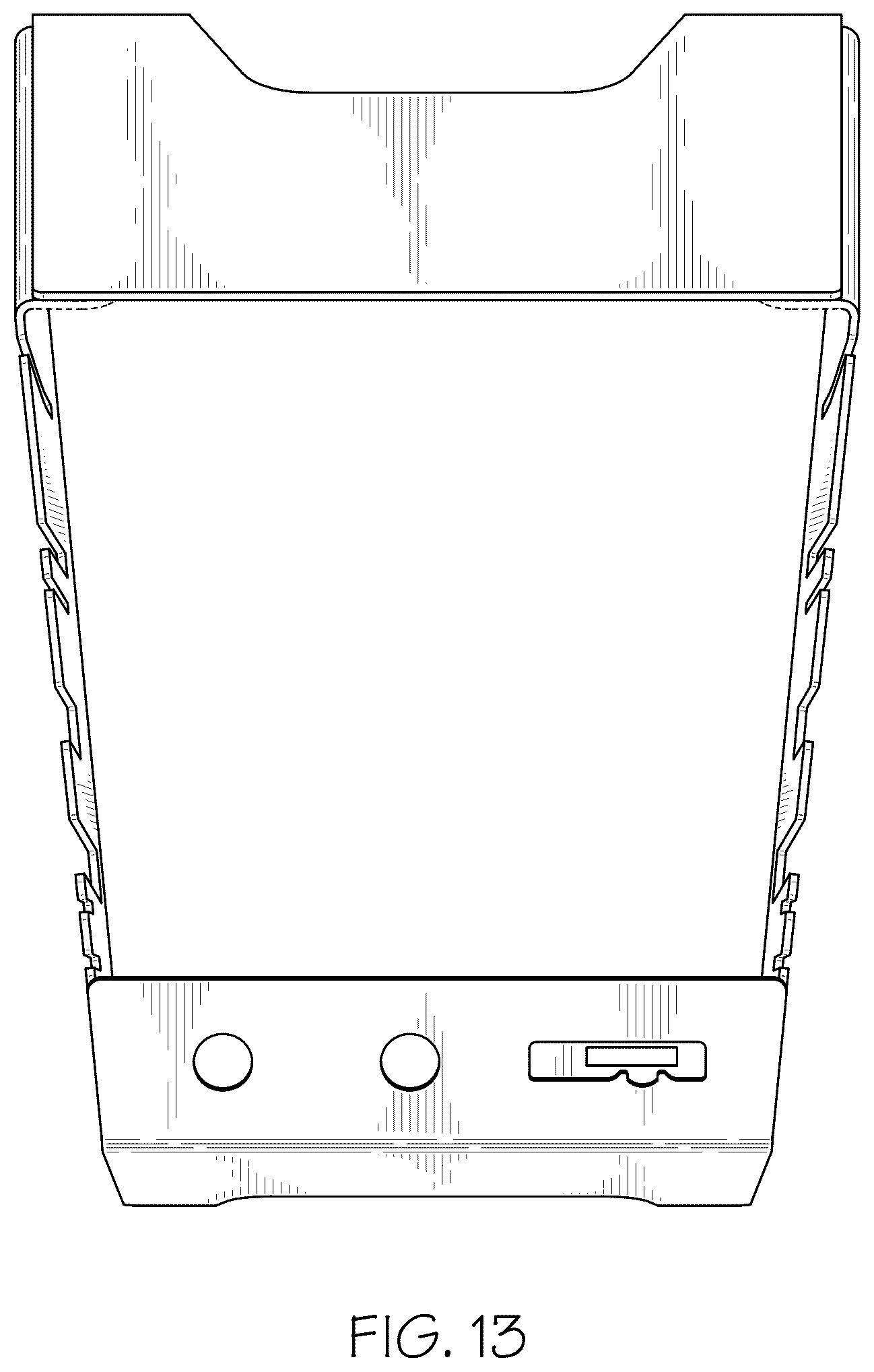 Patent USD1076054 Figure 11 – Fire pit accessory storage caddy