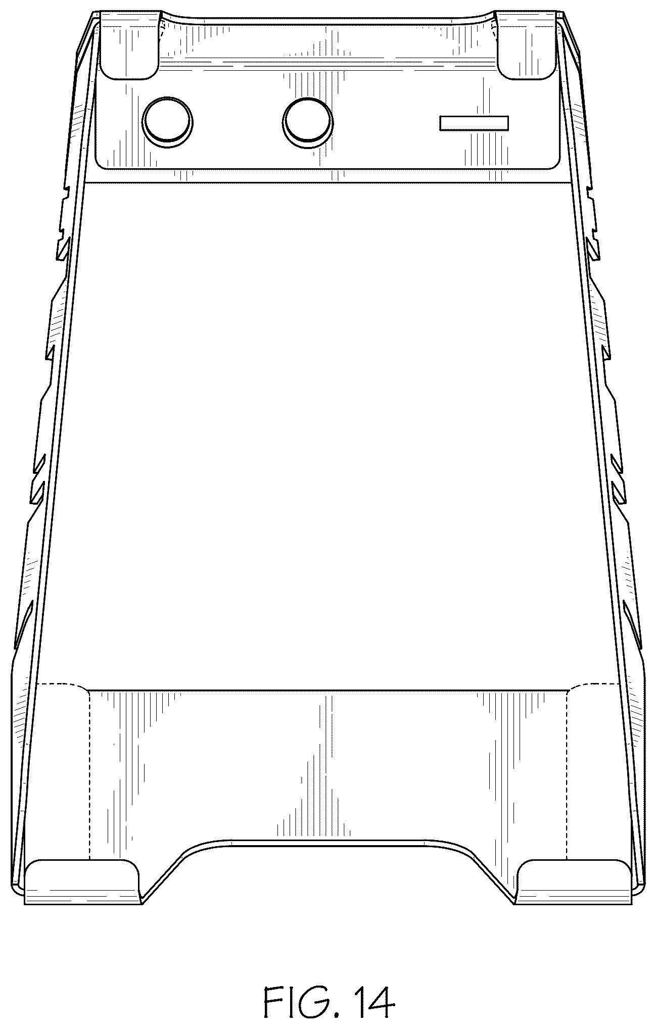 Patent USD1076054 Figure 12 – Fire pit accessory storage caddy