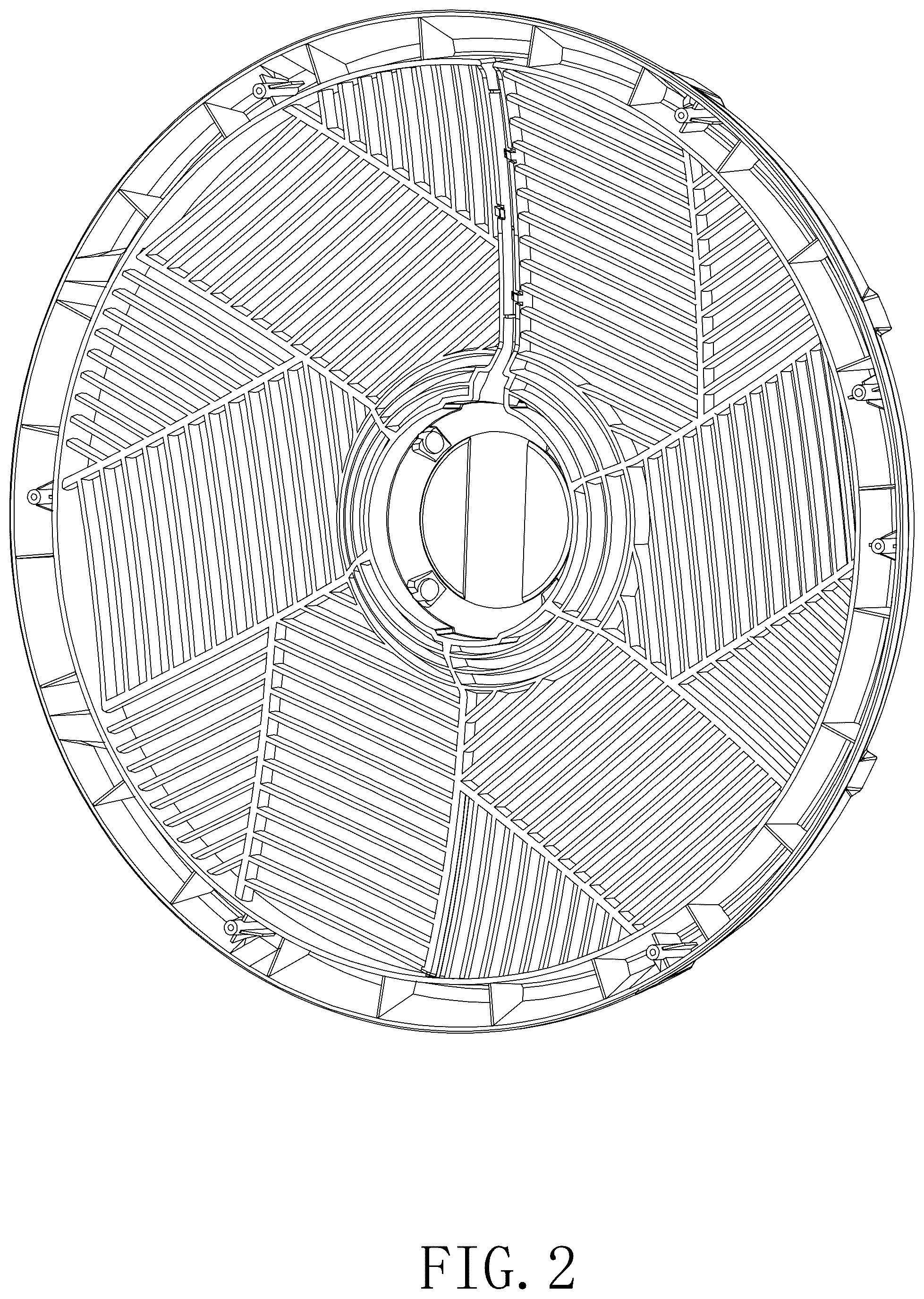 Patent USD1076055 Figure 2 – Fan guard