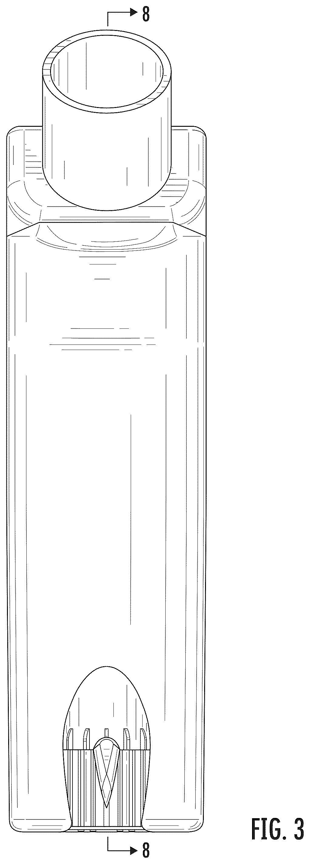 Patent USD1076056 Figure 3 – Oscillating positive expiratory pressure device