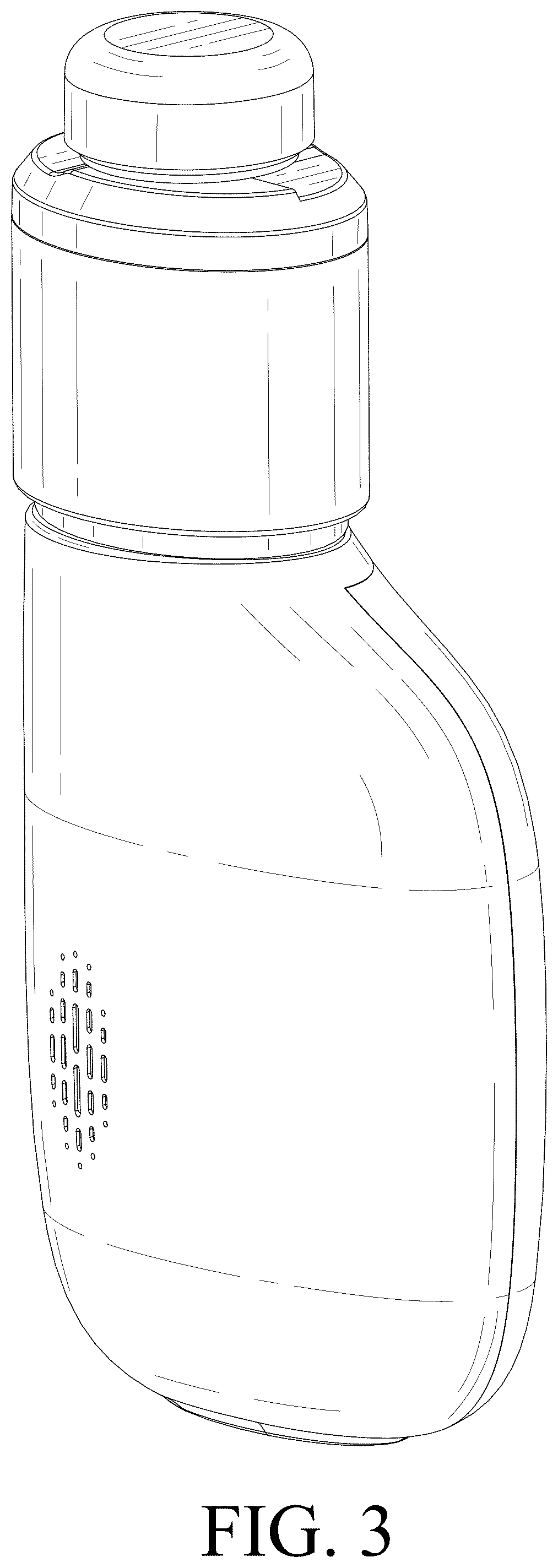 Patent USD1076057 Figure 3 – Portable ultrasonic nebulizer