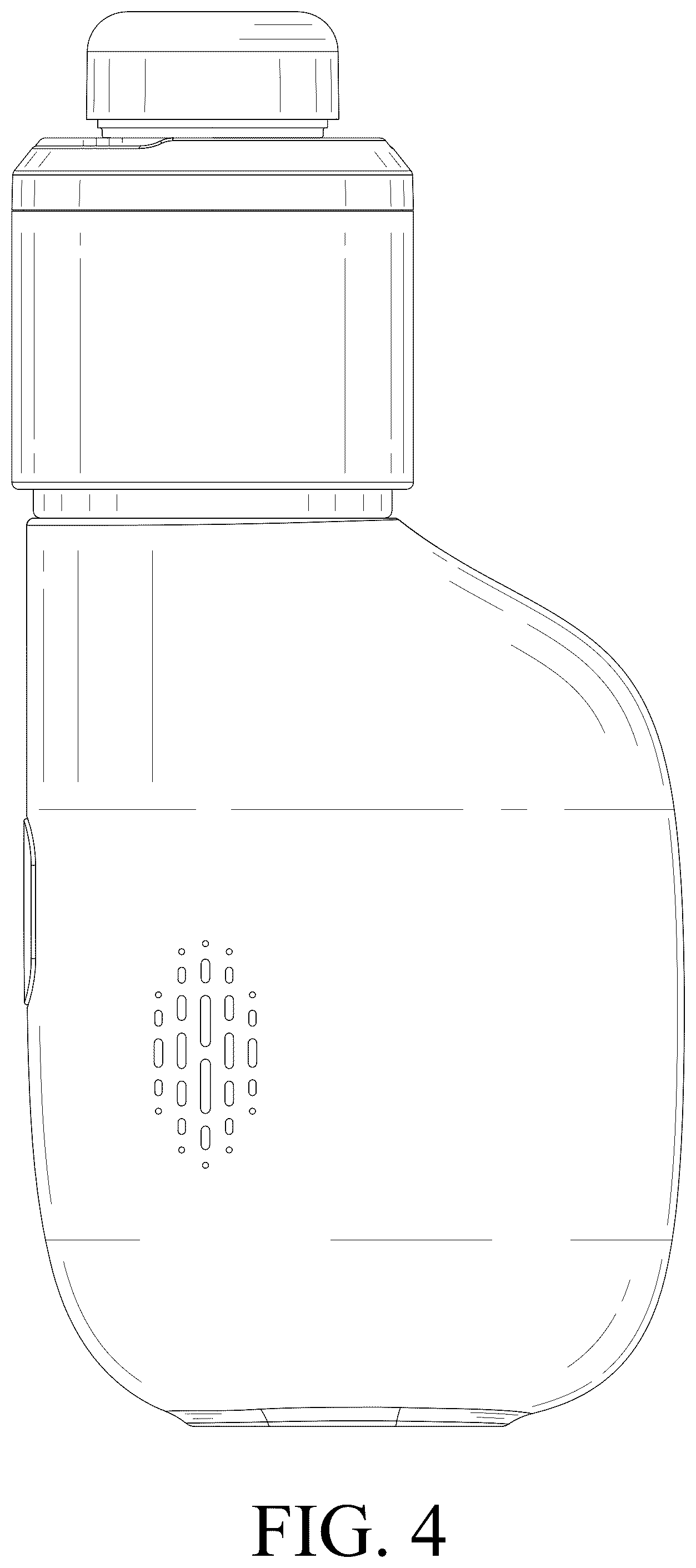 Patent USD1076057 Figure 4 – Portable ultrasonic nebulizer