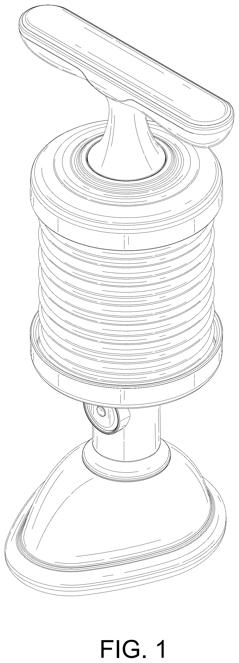 Patent USD1076058 — Choking rescue device — Figure 1