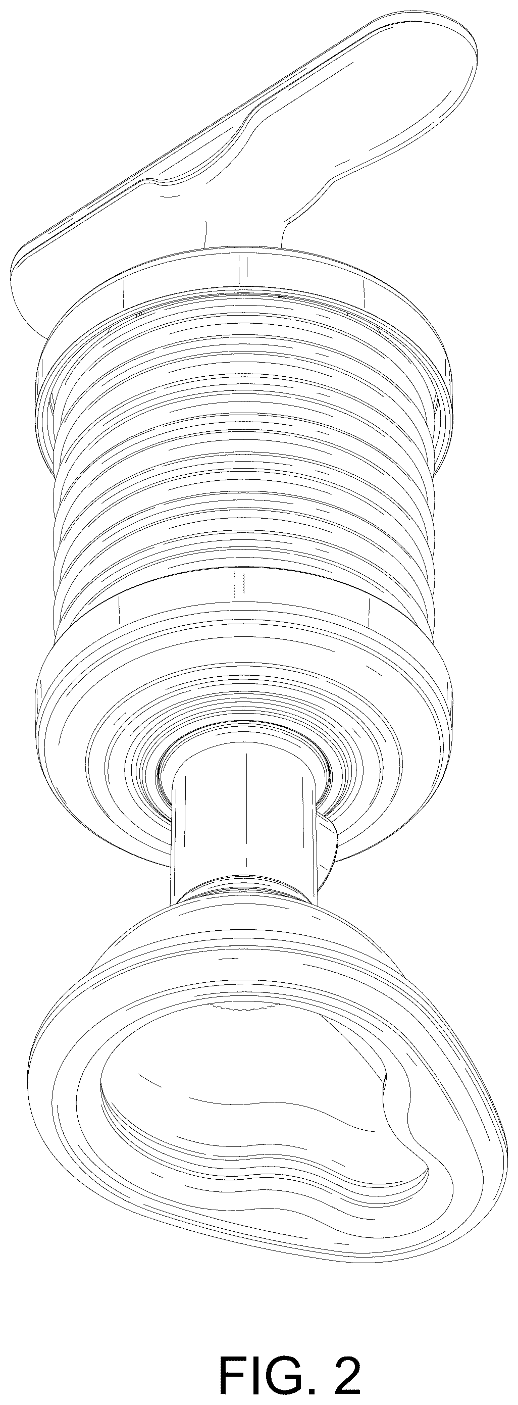 Patent USD1076058 Figure 2 – Choking rescue device