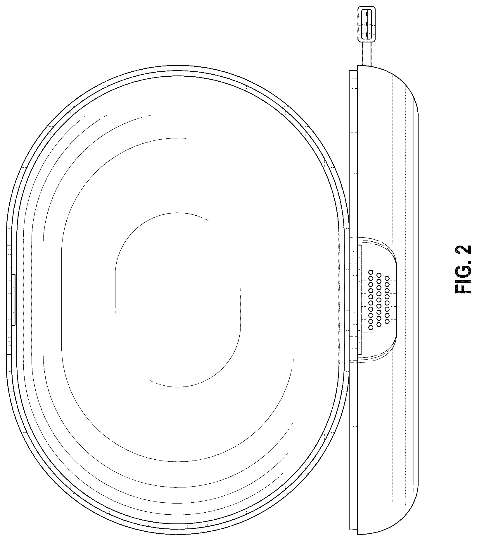 Patent USD1076061 Figure 2 – Container