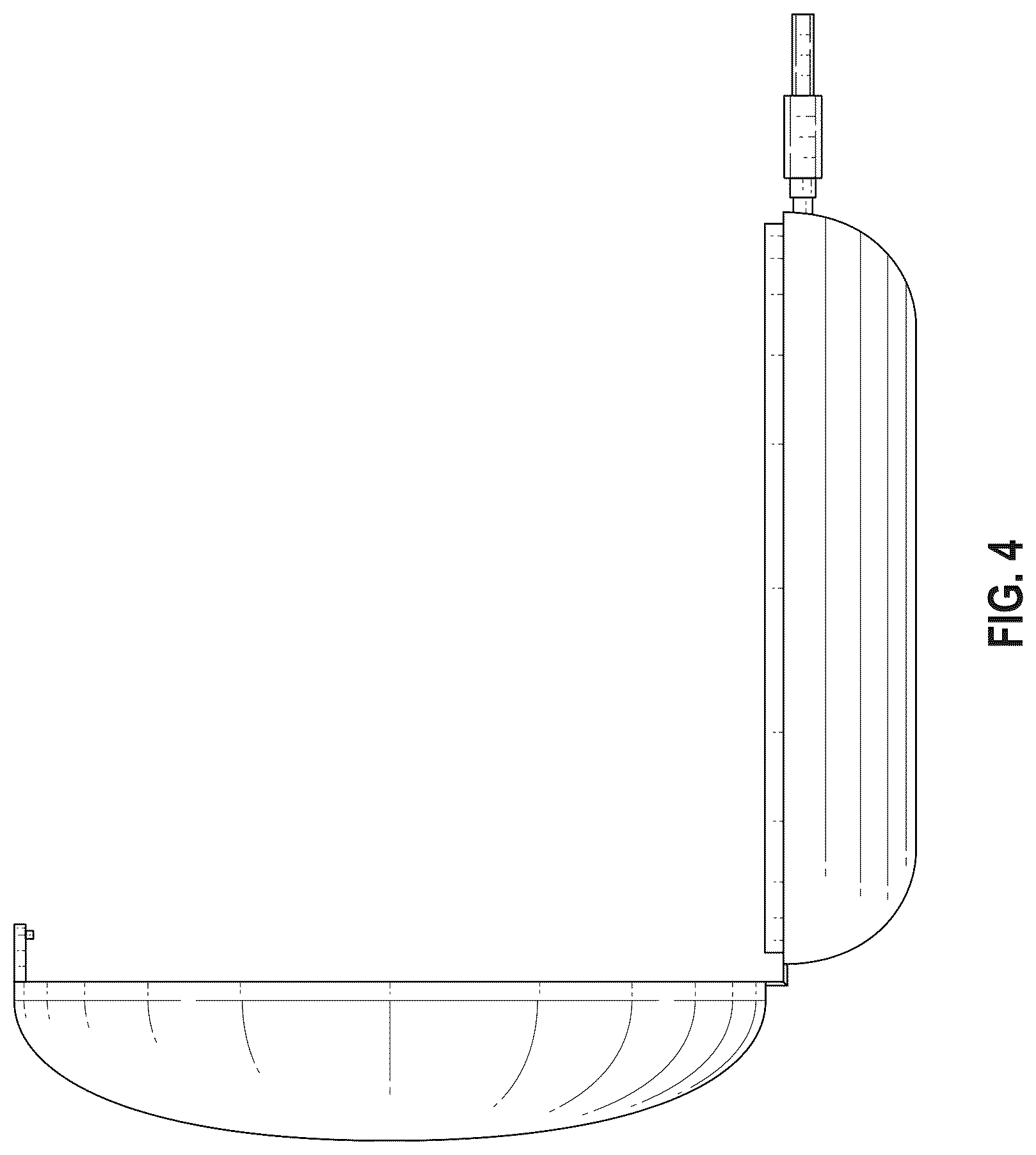 Patent USD1076061 Figure 4 – Container