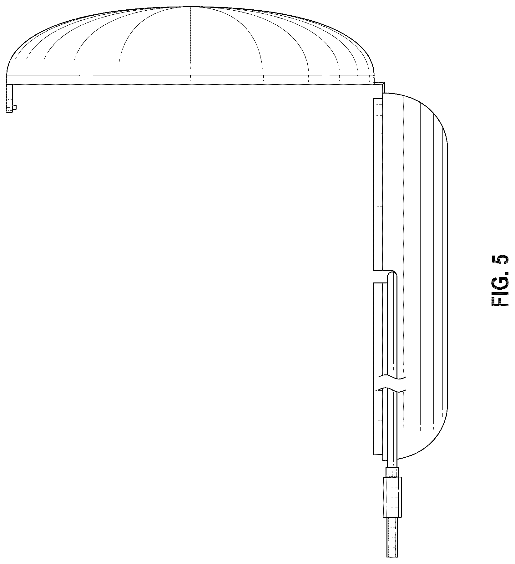 Patent USD1076061 Figure 5 – Container