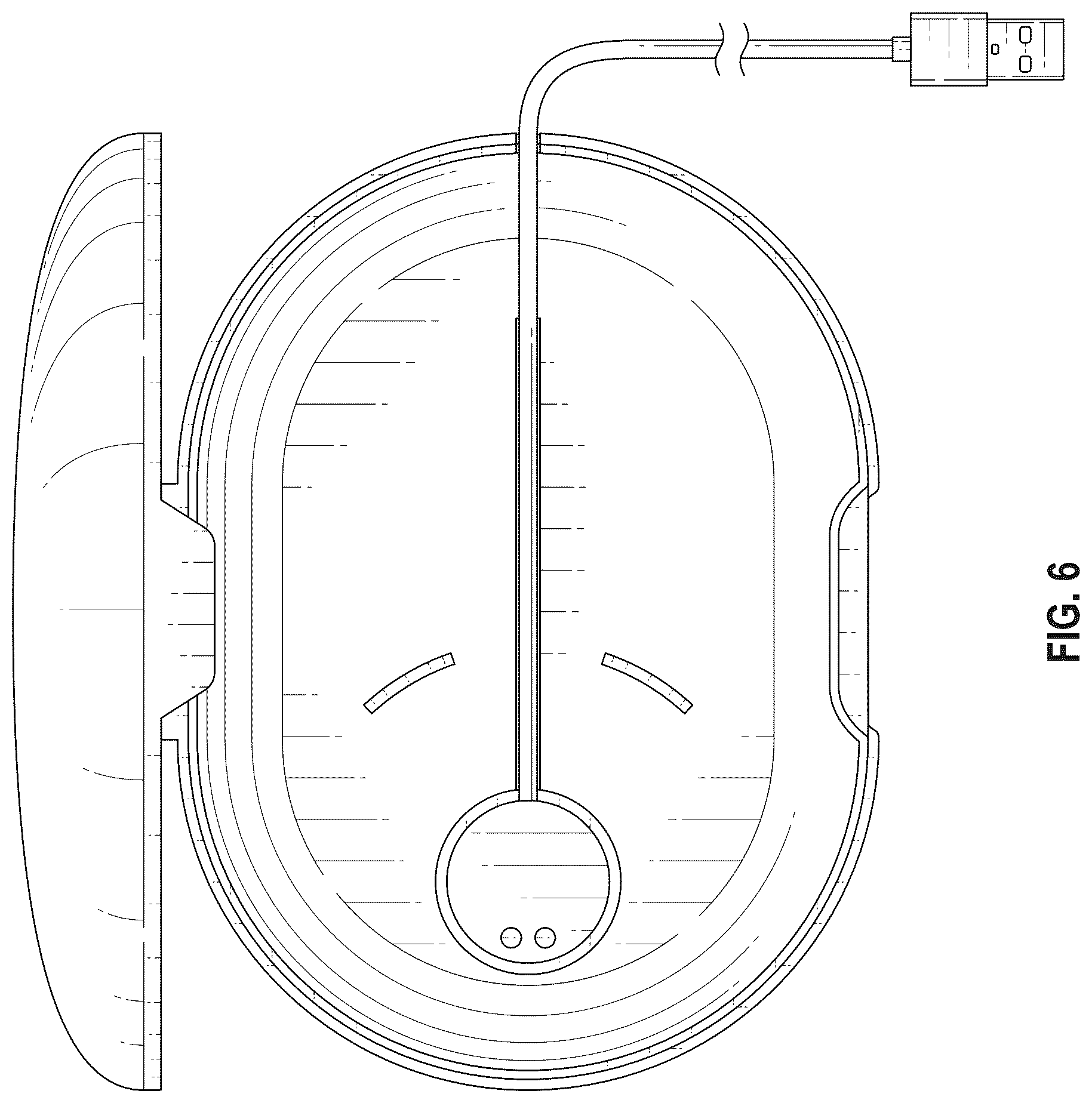 Patent USD1076061 Figure 6 – Container