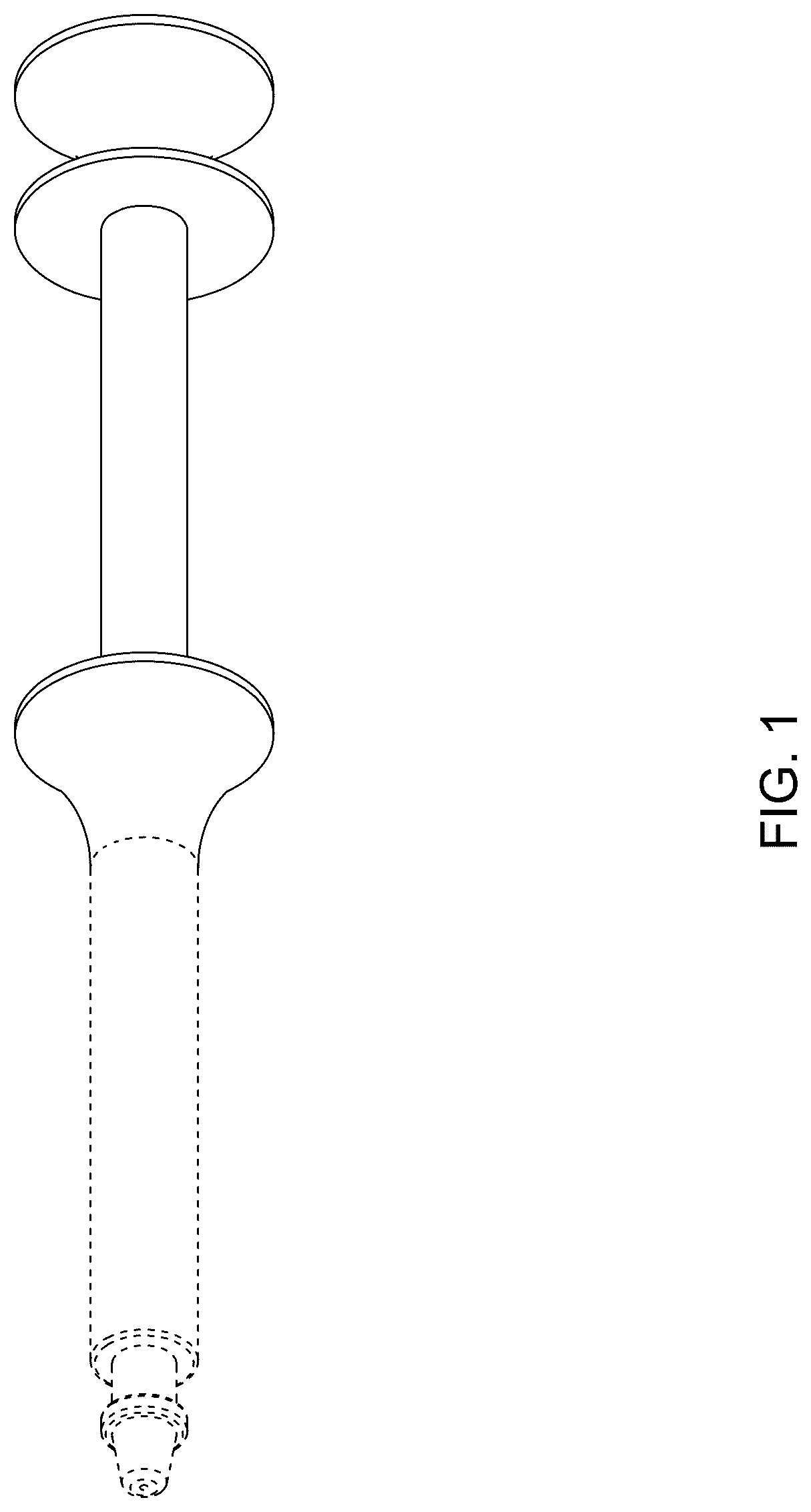 Patent USD1076067 Figure 1 – Syringe