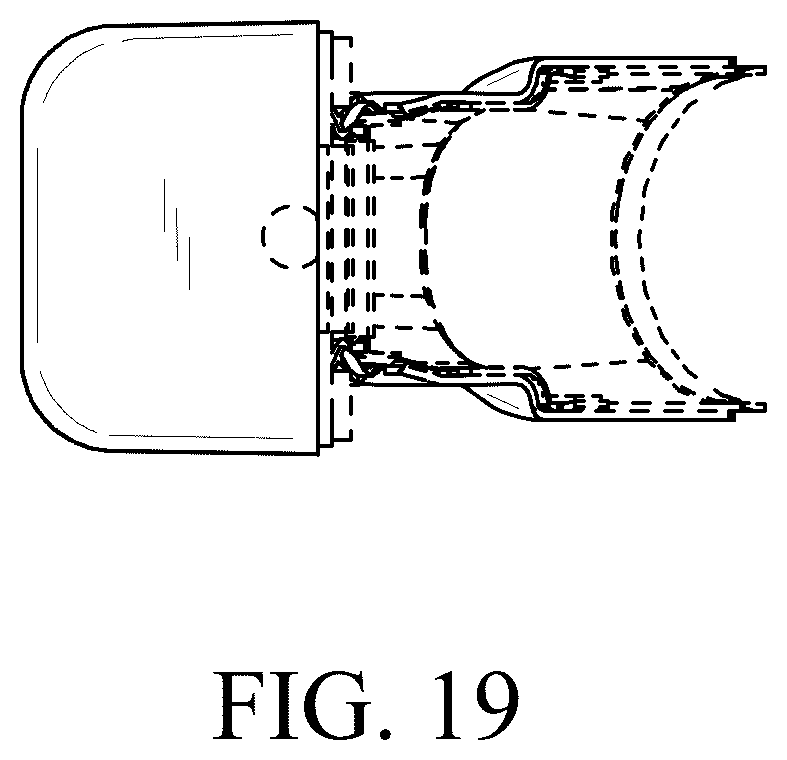 Patent USD1076069 Figure 19 – Cover for medical powder spreading device