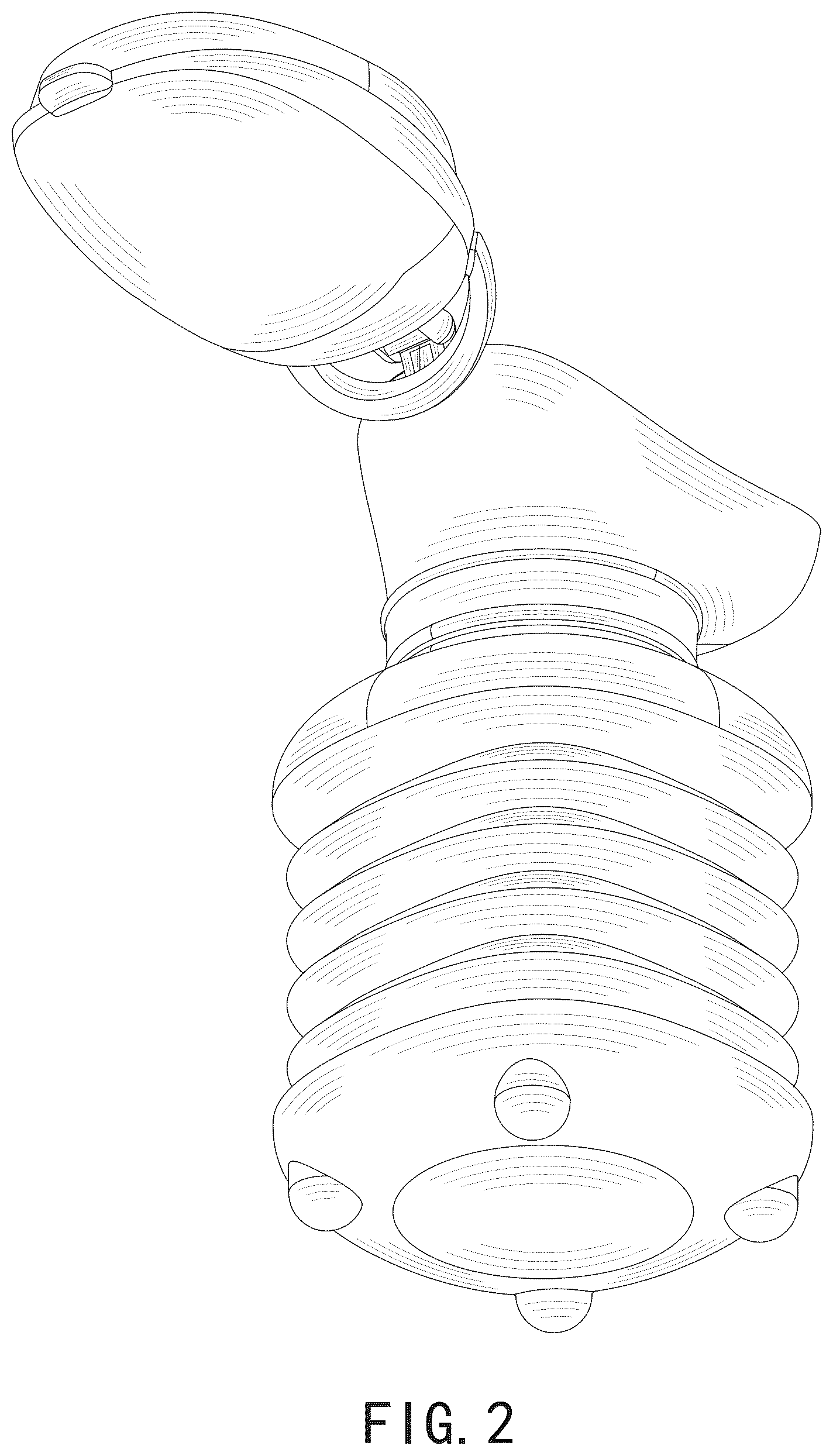 Patent USD1076070 Figure 2 – Emergency urine bottle