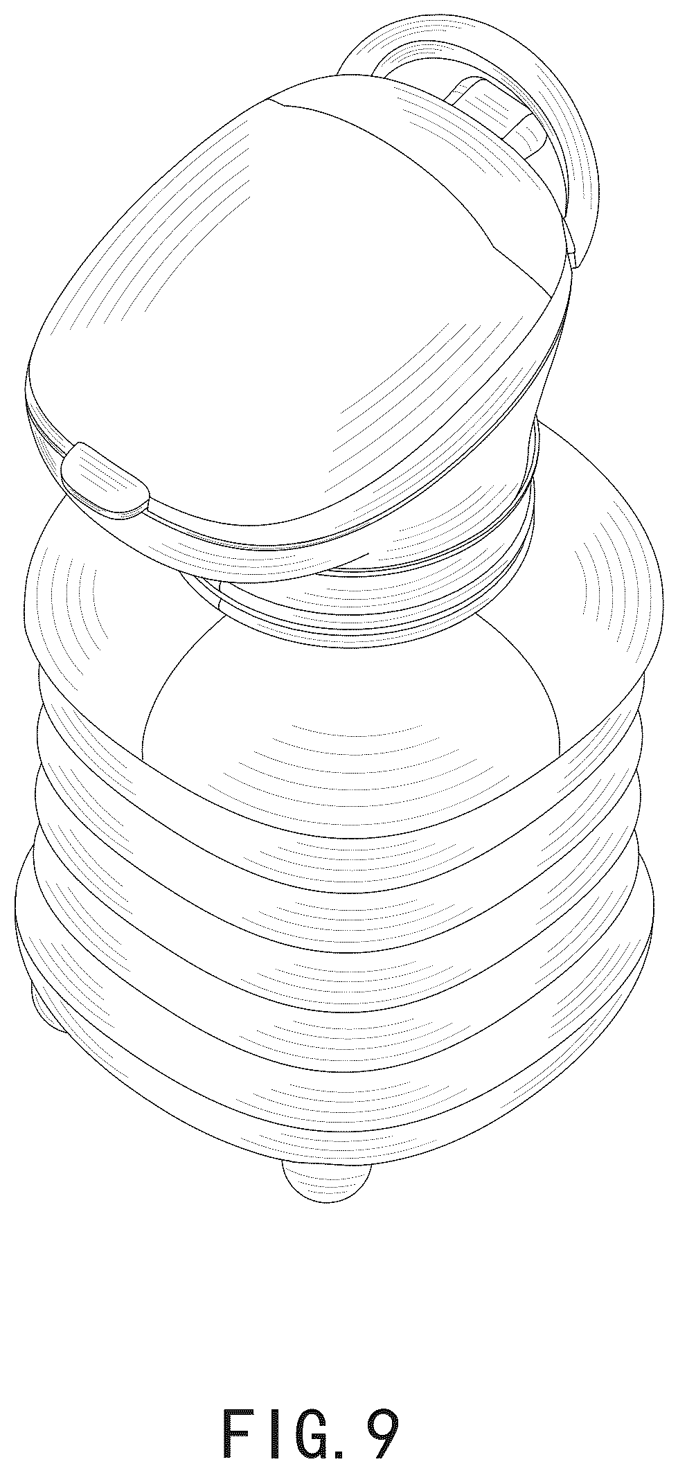 Patent USD1076070 Figure 9 – Emergency urine bottle