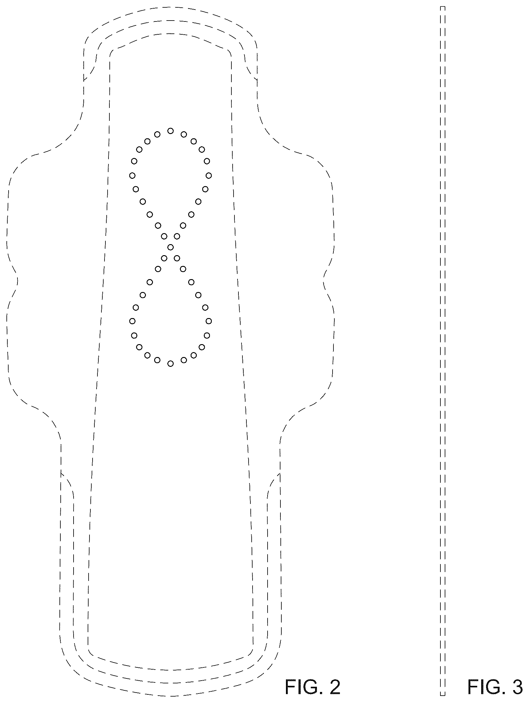 Patent USD1076071 Figure 2 – Sanitary napkin