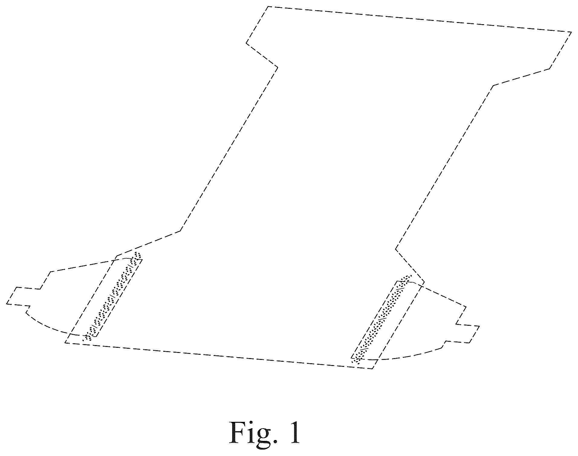 Patent USD1076074 Figure 1 – Bond pattern for substrate