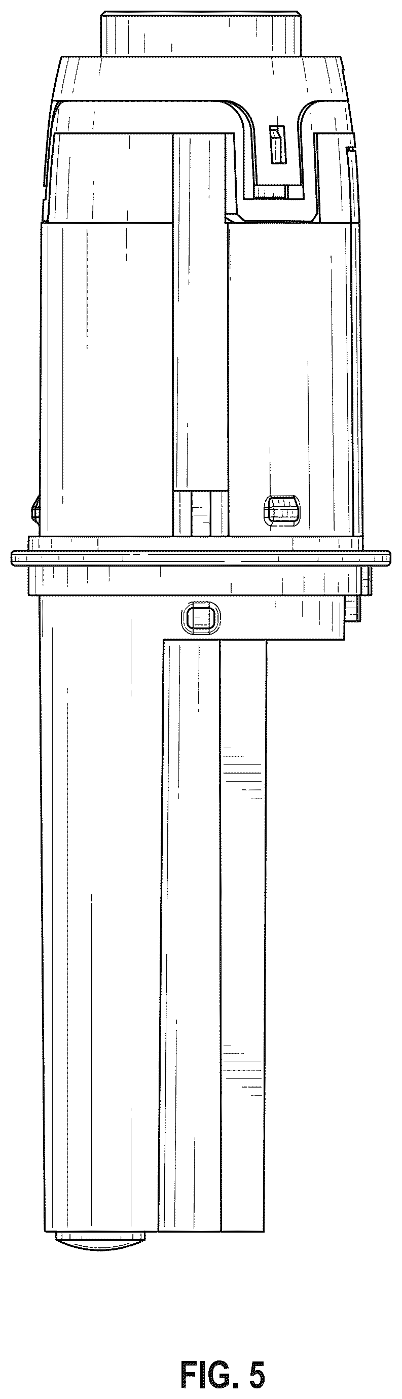 Patent USD1076076 Figure 5 – Cartridge for nebulizer