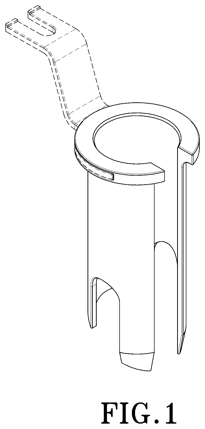 Patent USD1076077 Figure 1 – Retractor tube