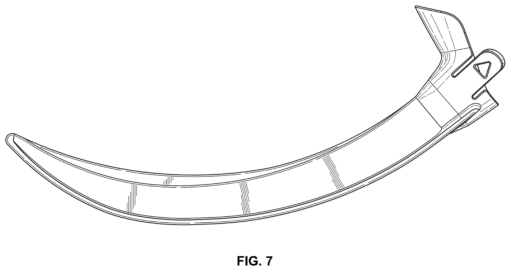 Patent USD1076081 Figure 6 – Blade for laryngoscope