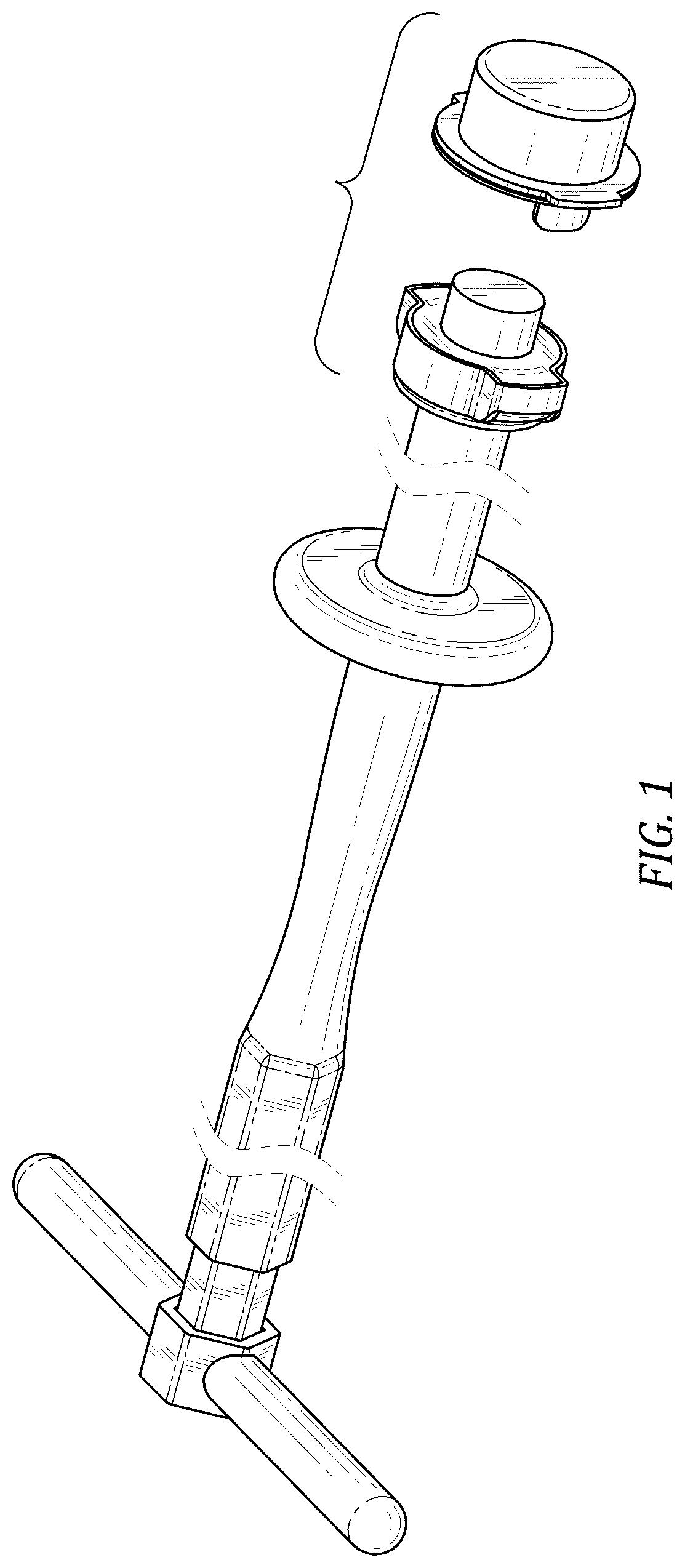 Patent USD1076086 — Opthalmic brachytherapy device — Figure 1