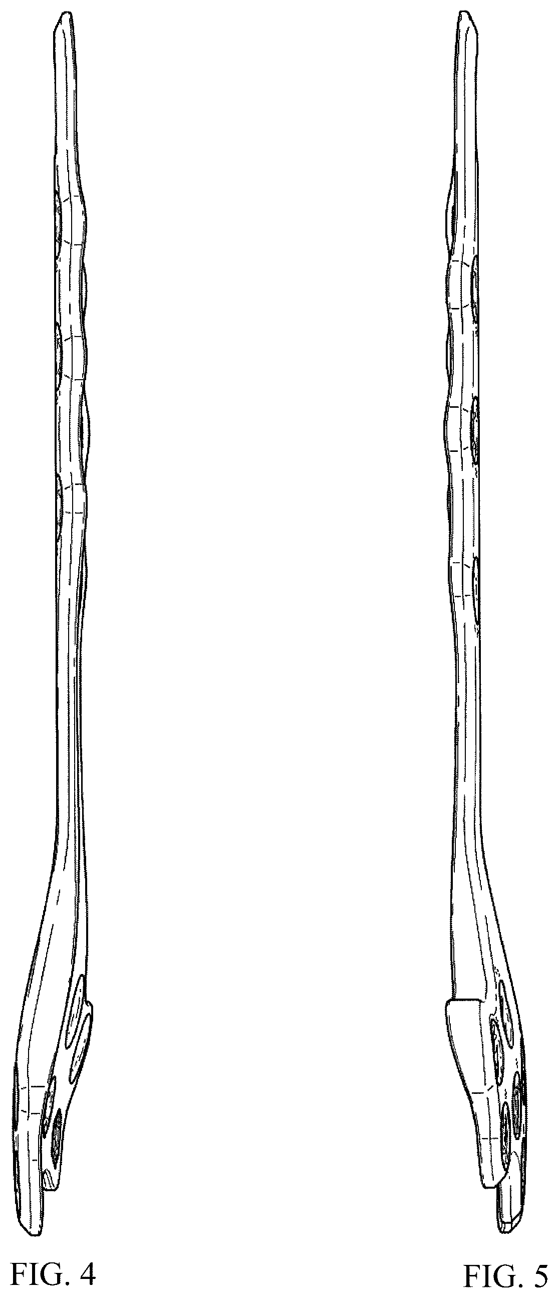 Patent USD1076091 Figure 4 – Straddle bone plate