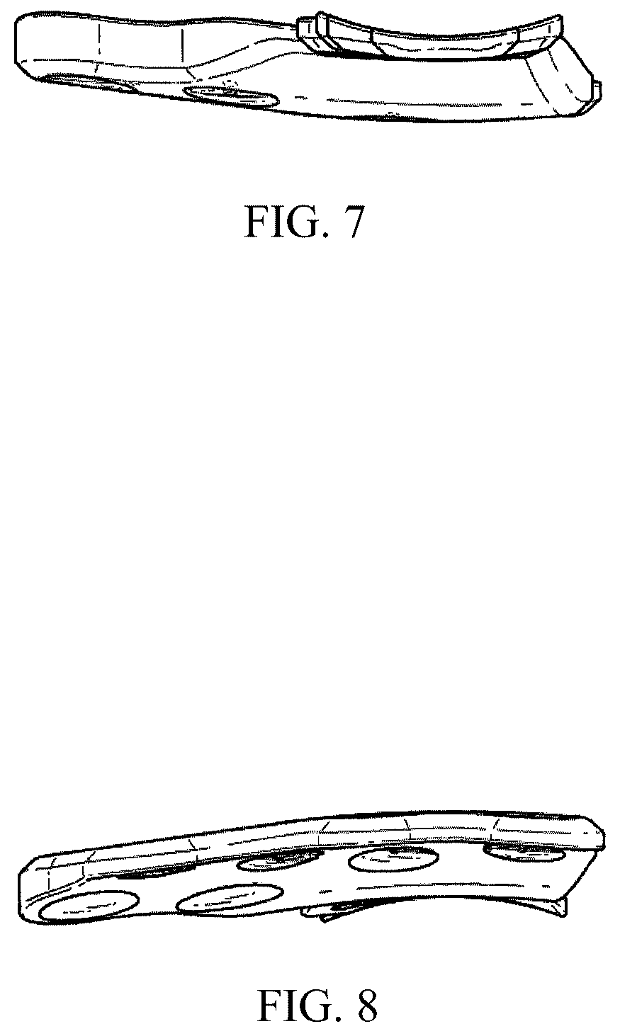 Patent USD1076091 Figure 6 – Straddle bone plate