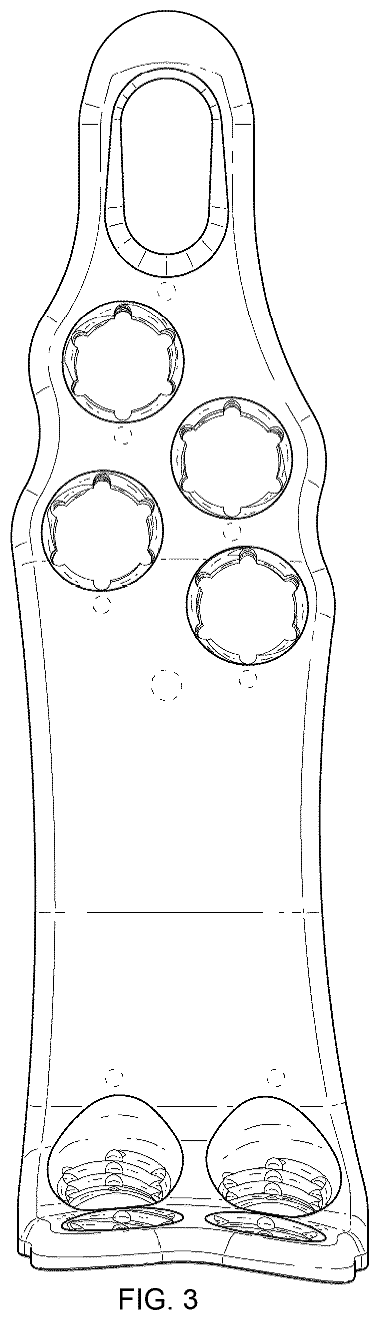 Patent USD1076092 Figure 3 – Span bone plate